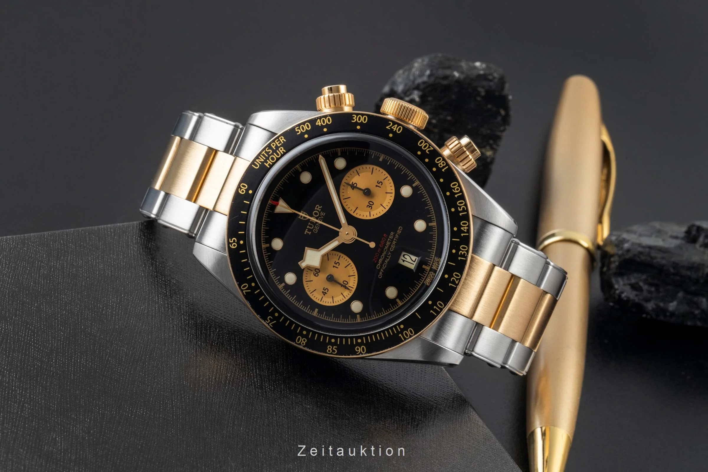Tudor Black Bay chronograph steel / gold automatic men's watch M79363N-0001 LP: 9590EUR  [2600175] - Image 3