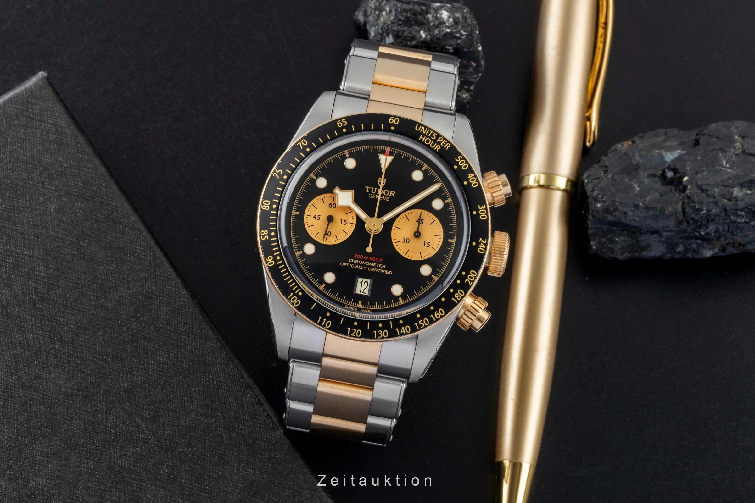 Tudor Black Bay chronograph steel / gold automatic men's watch M79363N-0001 LP: 9590EUR  [2600175] - Image 4