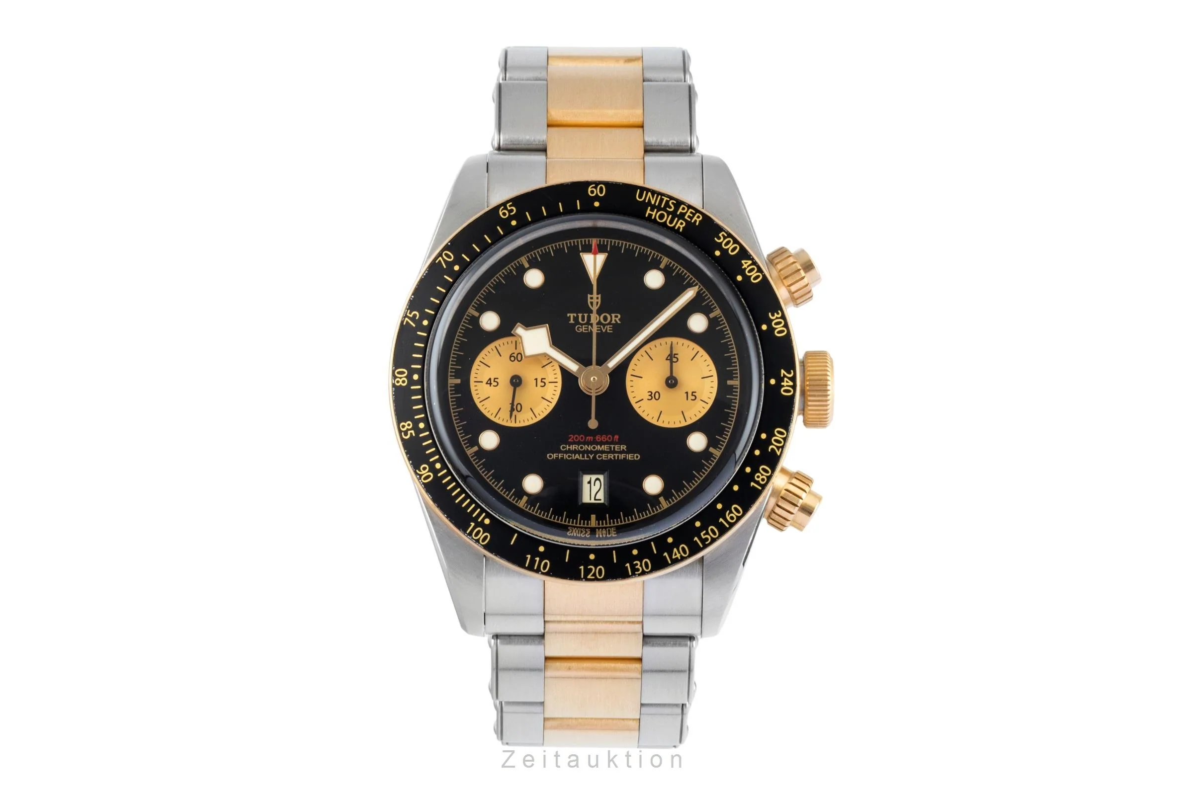 Tudor Black Bay chronograph steel / gold automatic men's watch M79363N-0001 LP: 9590EUR  [2600175] - Image 5