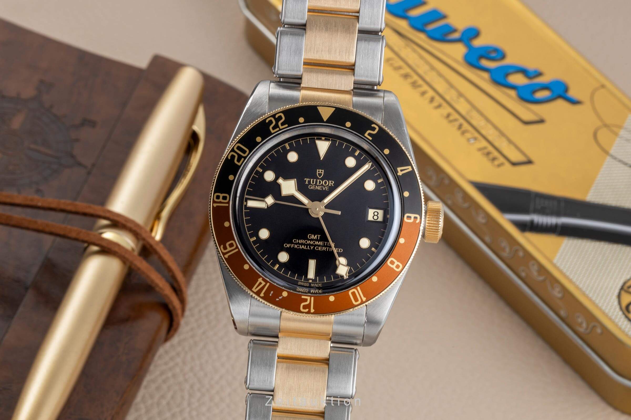 Tudor Black Bay steel / gold automatic men's watch 79833MN-0001 LP: 6460EUR  [2501803] - Image 2