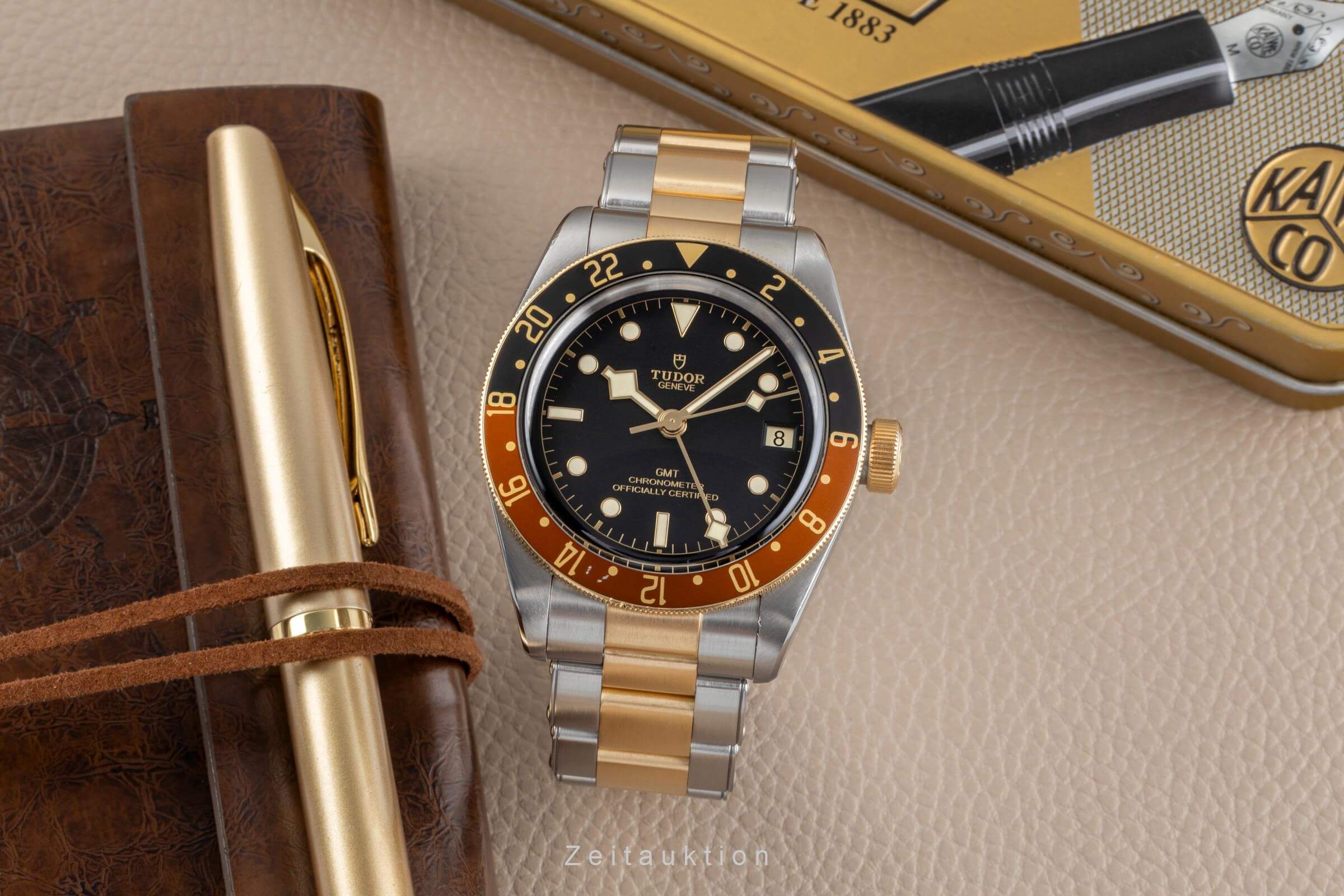 Tudor Black Bay steel / gold automatic men's watch 79833MN-0001 LP: 6460EUR  [2501803] - Image 4
