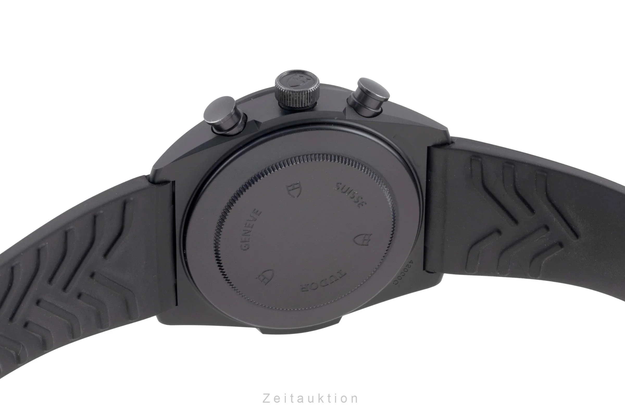 Tudor Black Shield chronograph ceramic / steel automatic men's watch 42000C  [2600427] - Image 12