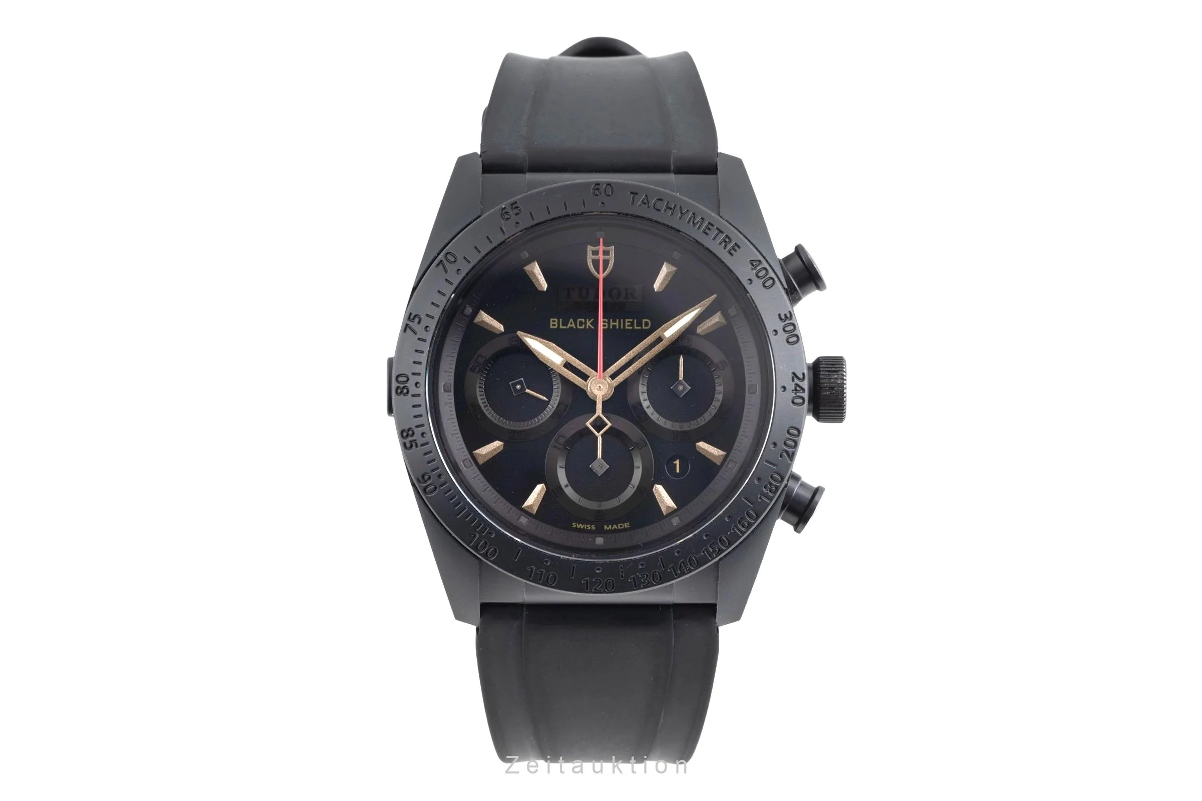 Tudor Black Shield chronograph ceramic / steel automatic men's watch 42000C  [2600427] - Image 5