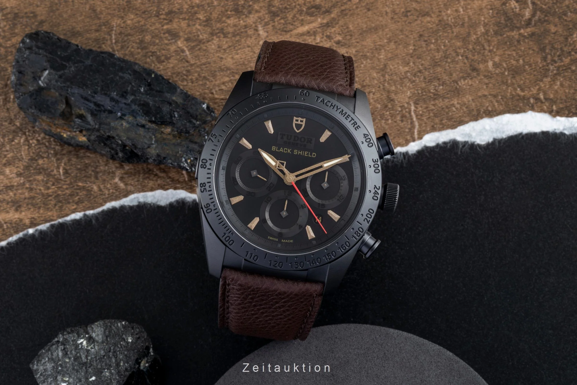 Tudor Black Shield chronograph ceramic / steel automatic men's watch 42000CN  [2506979] - Image 4
