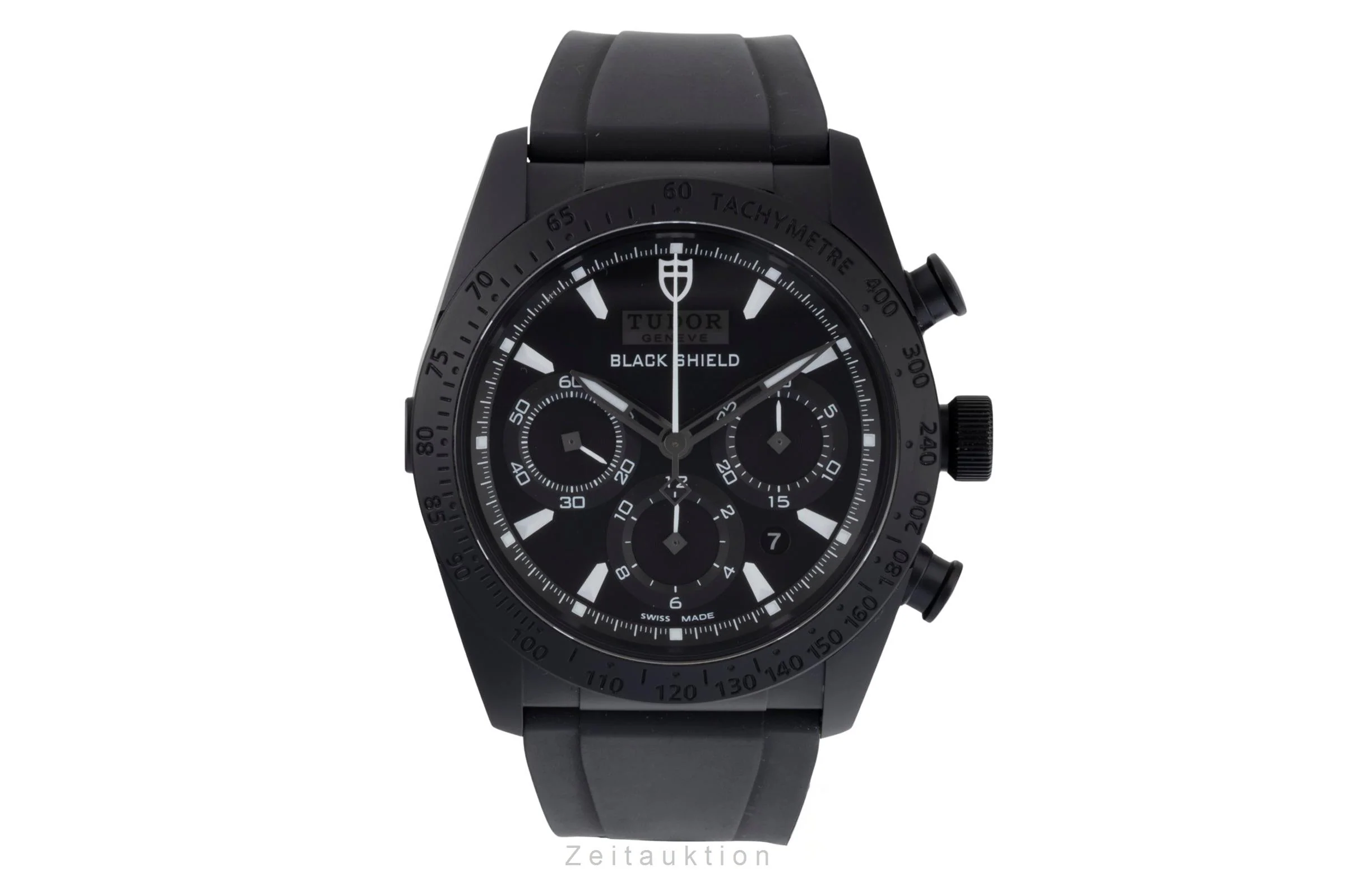 Tudor Black Shield chronograph ceramic / steel automatic men's watch 42000CN  [2600625] - Image 5
