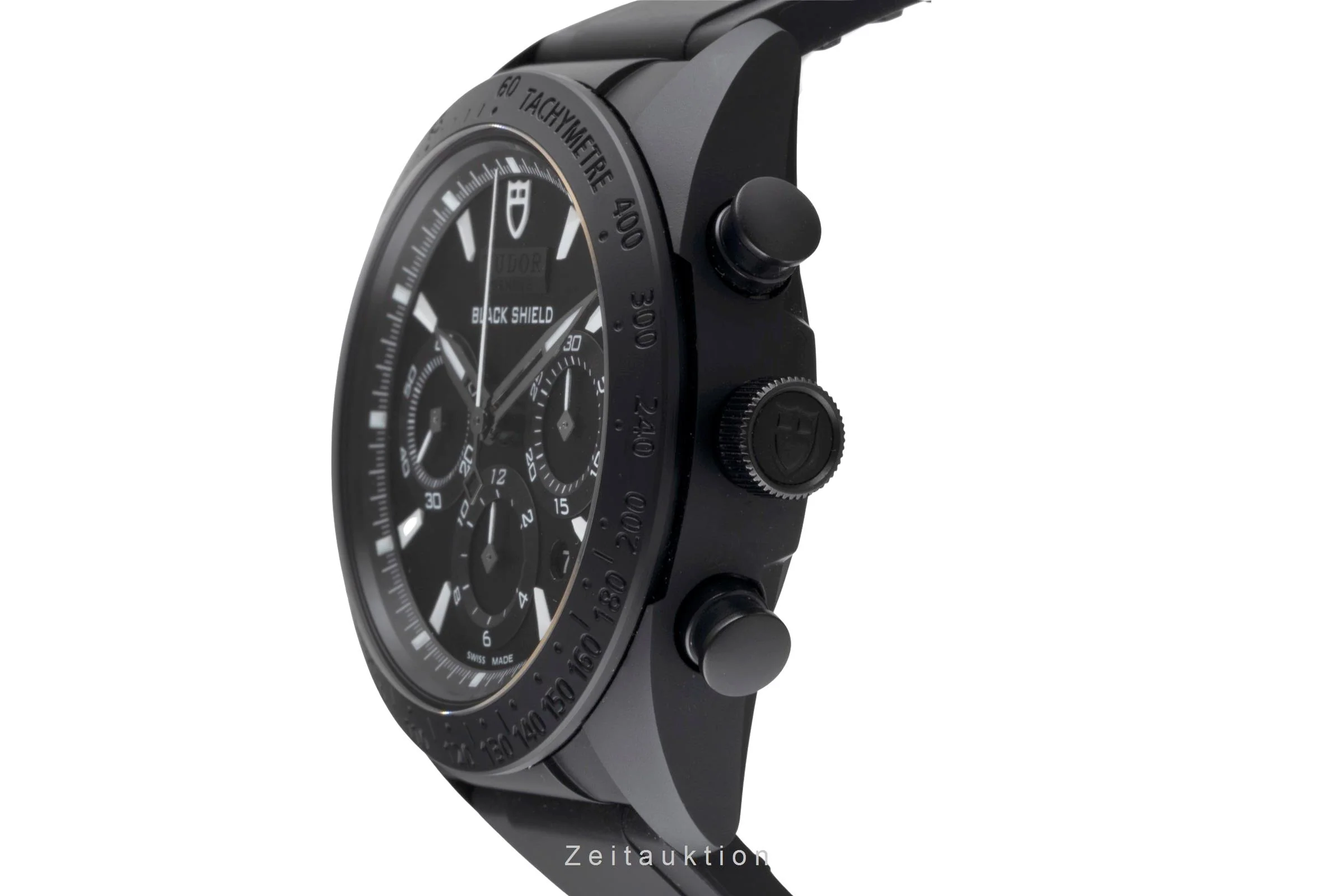 Tudor Black Shield chronograph ceramic / steel automatic men's watch 42000CN  [2600625] - Image 7