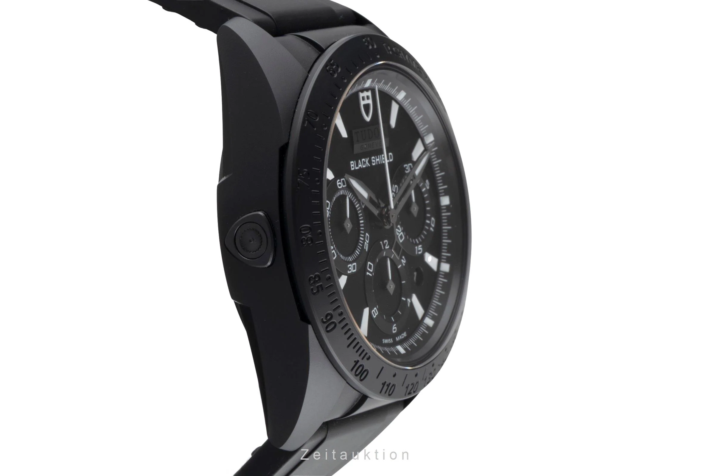 Tudor Black Shield chronograph ceramic / steel automatic men's watch 42000CN  [2600625] - Image 8