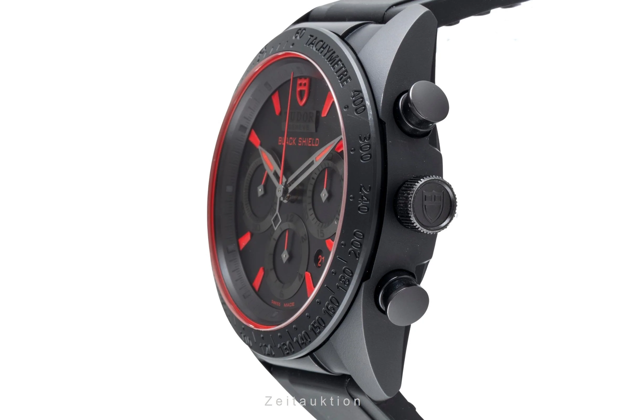 Tudor Black Shield chronograph ceramic / steel automatic men's watch 42000CR  [2506910] - Image 7