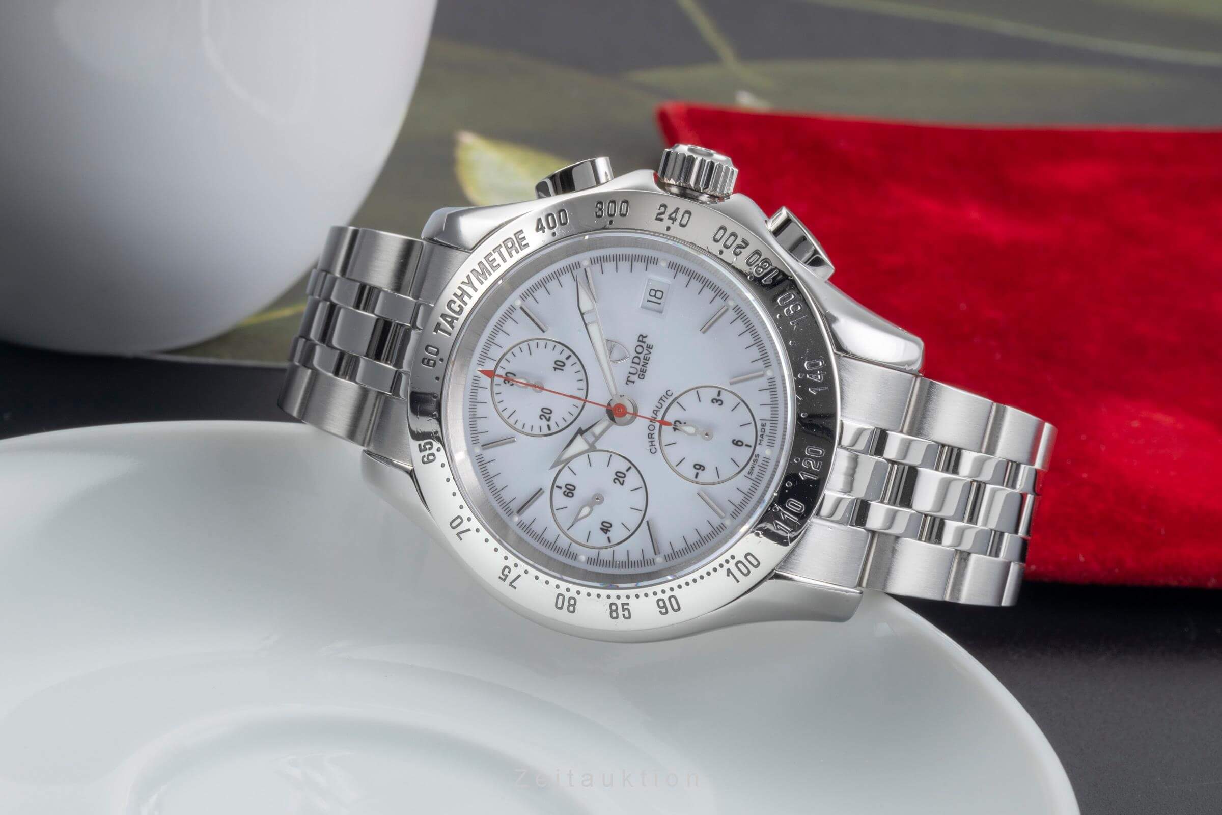 Tudor Chronautic chronograph steel automatic men's watch 79380P  [2406402] - Image 2