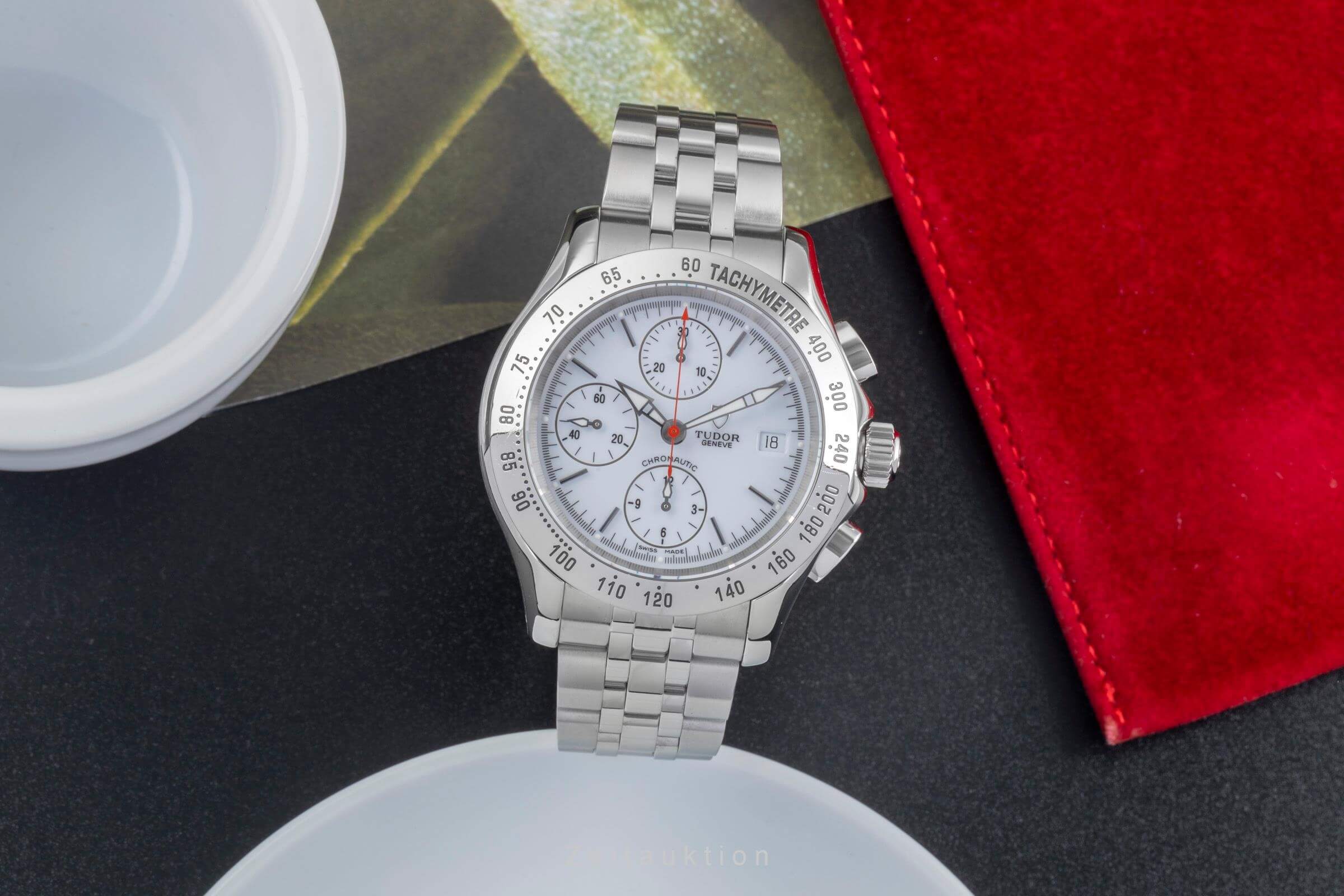 Tudor Chronautic chronograph steel automatic men's watch 79380P  [2406402] - Image 3