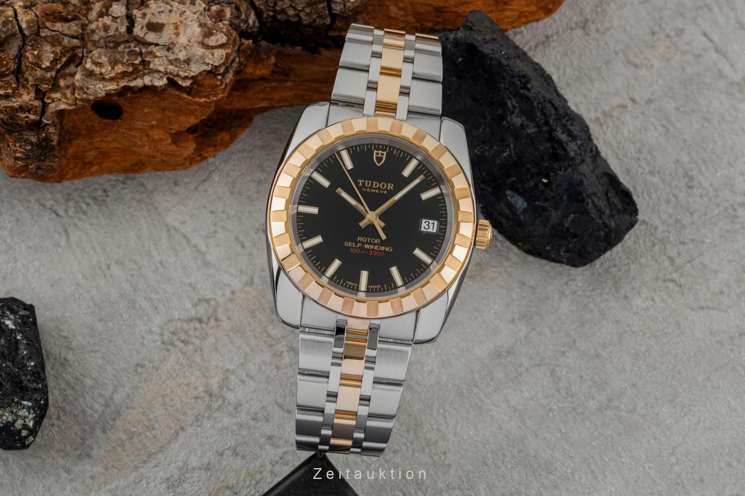 Tudor Classic Date steel / gold automatic men's watch 21013  [2600679] - Image 4