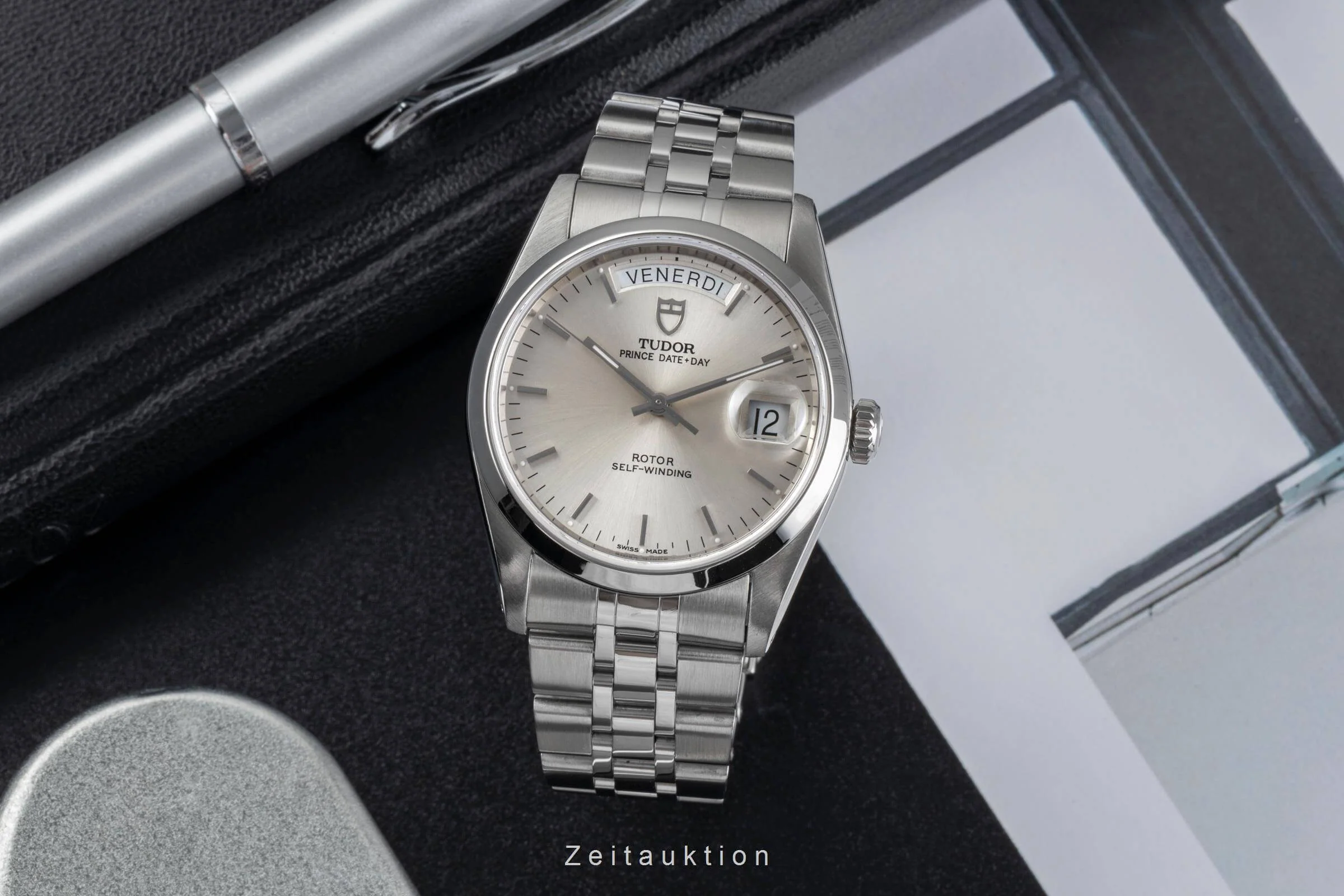 Tudor Date-Day steel automatic men's watch 76200  [2501855] - Image 4