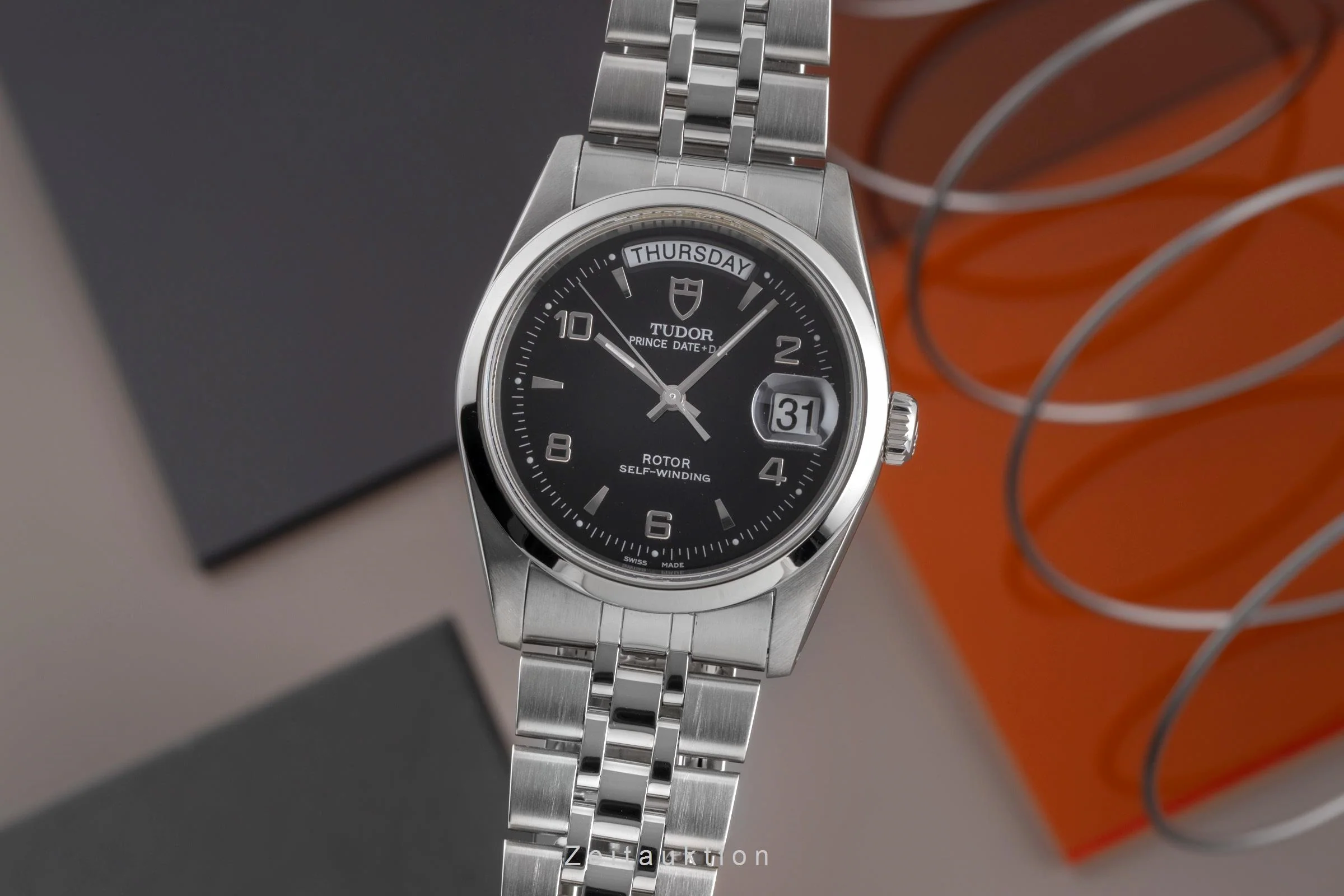 Tudor Date-Day steel automatic men's watch 76200  [2501909] - Image 2