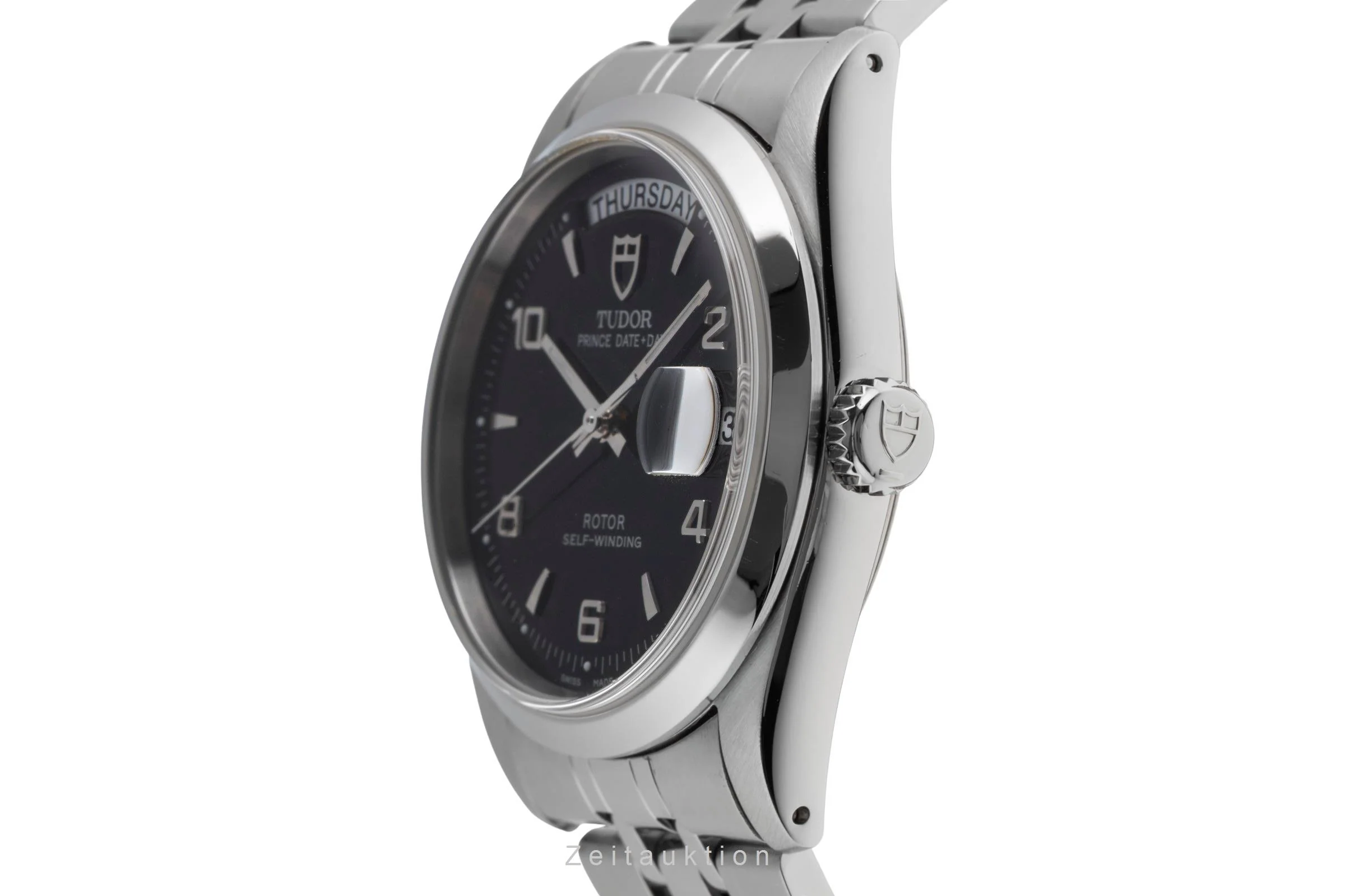 Tudor Date-Day steel automatic men's watch 76200  [2501909] - Image 7