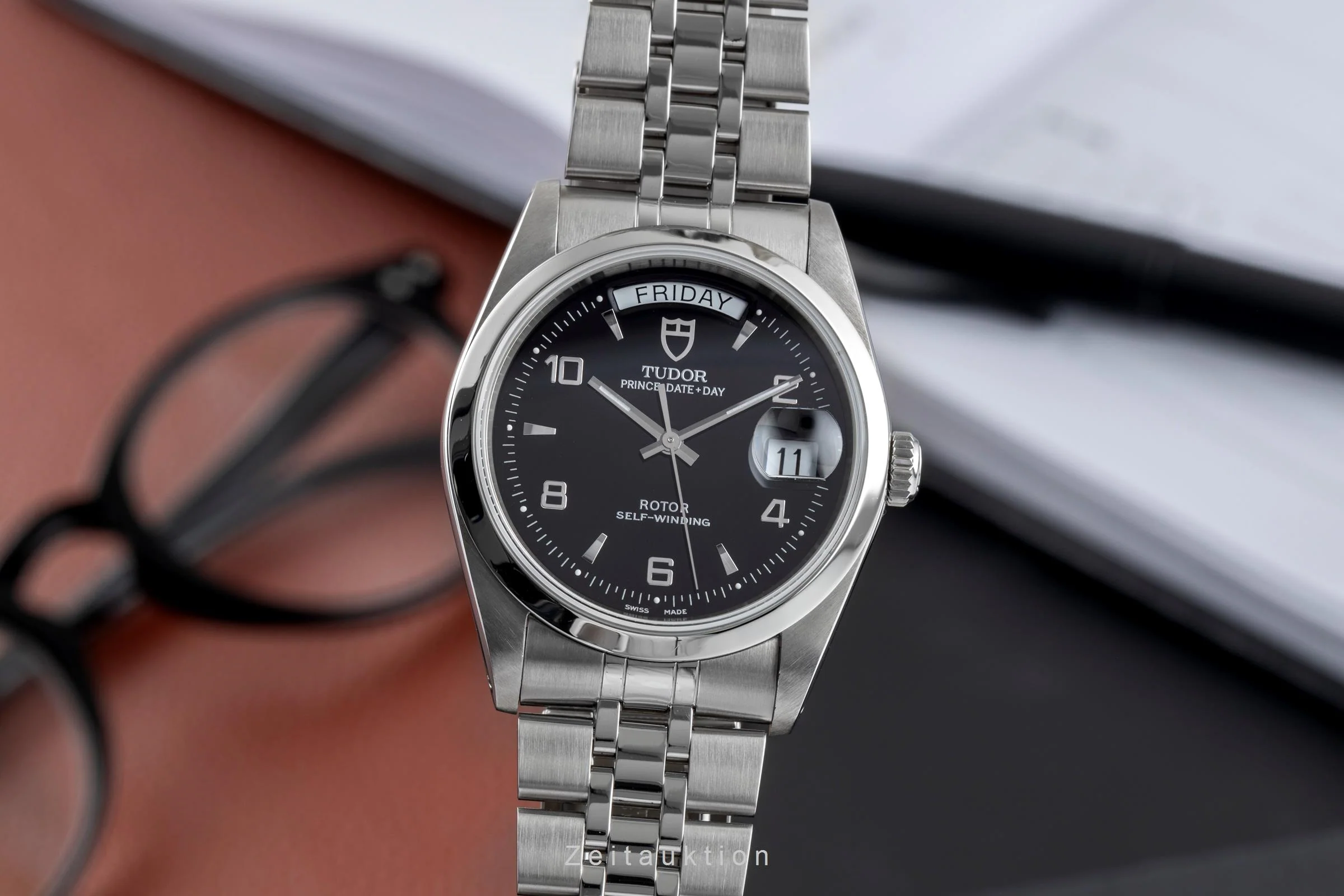 Tudor Date-Day steel automatic men's watch 76200  [2503820] - Image 2