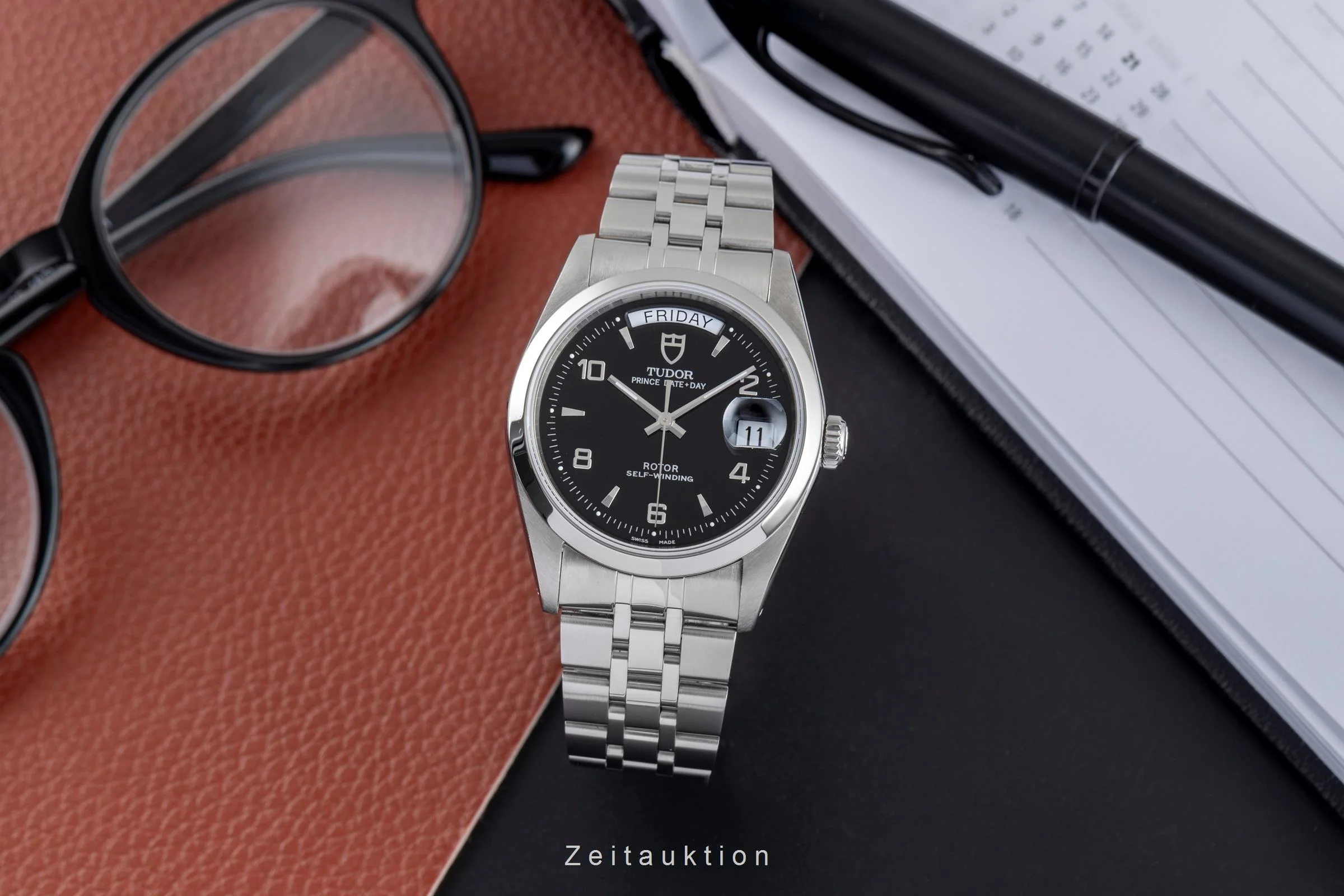 Tudor Date-Day steel automatic men's watch 76200  [2503820] - Image 4