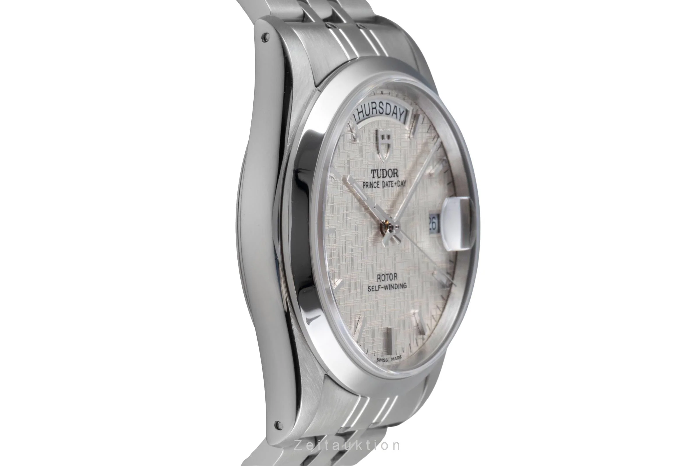 Tudor Date-Day steel automatic men's watch 76200  [2505936] - Image 8