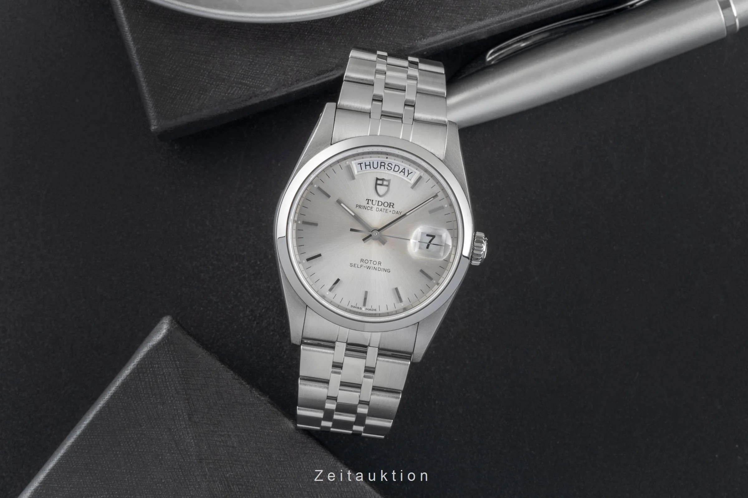 Tudor Date-Day steel automatic men's watch 76200  [2507291] - Image 4