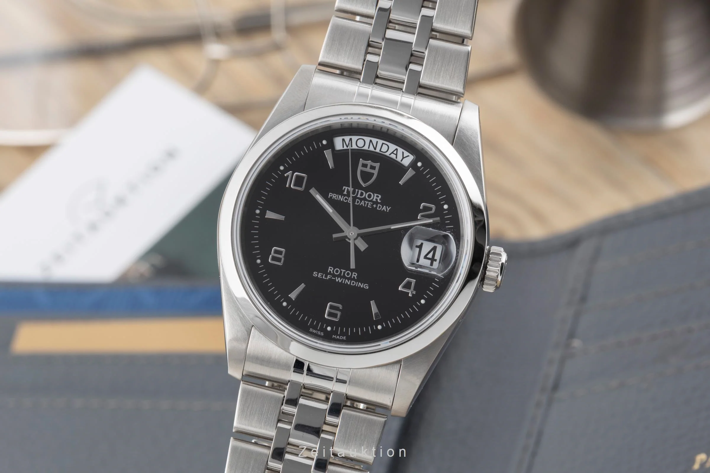 Tudor Date-Day steel automatic men's watch 76200  [2600420] - Image 2