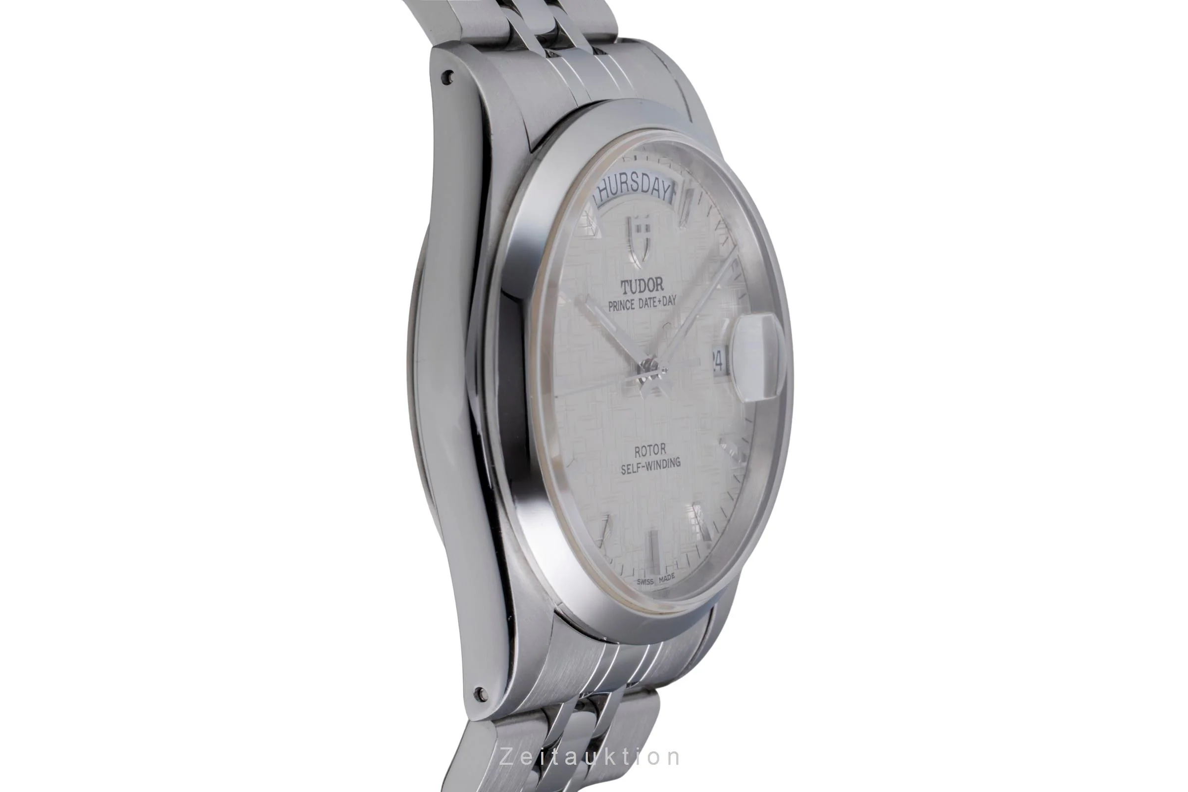 Tudor Date-Day steel automatic men's watch 76200  [2600700] - Image 8