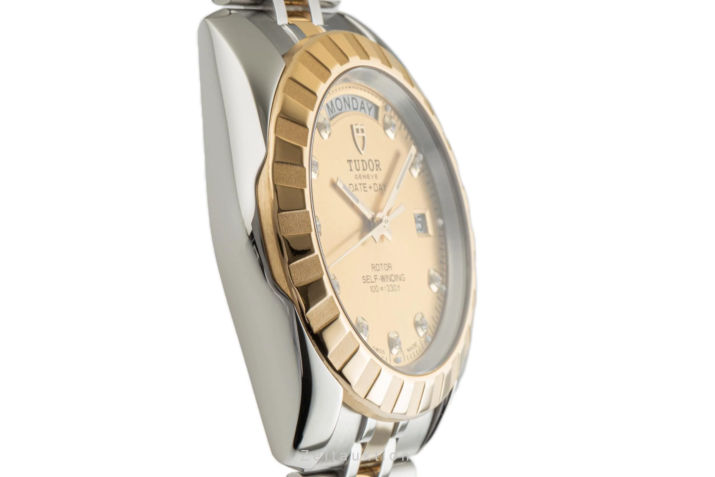 Tudor Date-Day steel / gold automatic men's watch 23013  [2304974] - Image 7