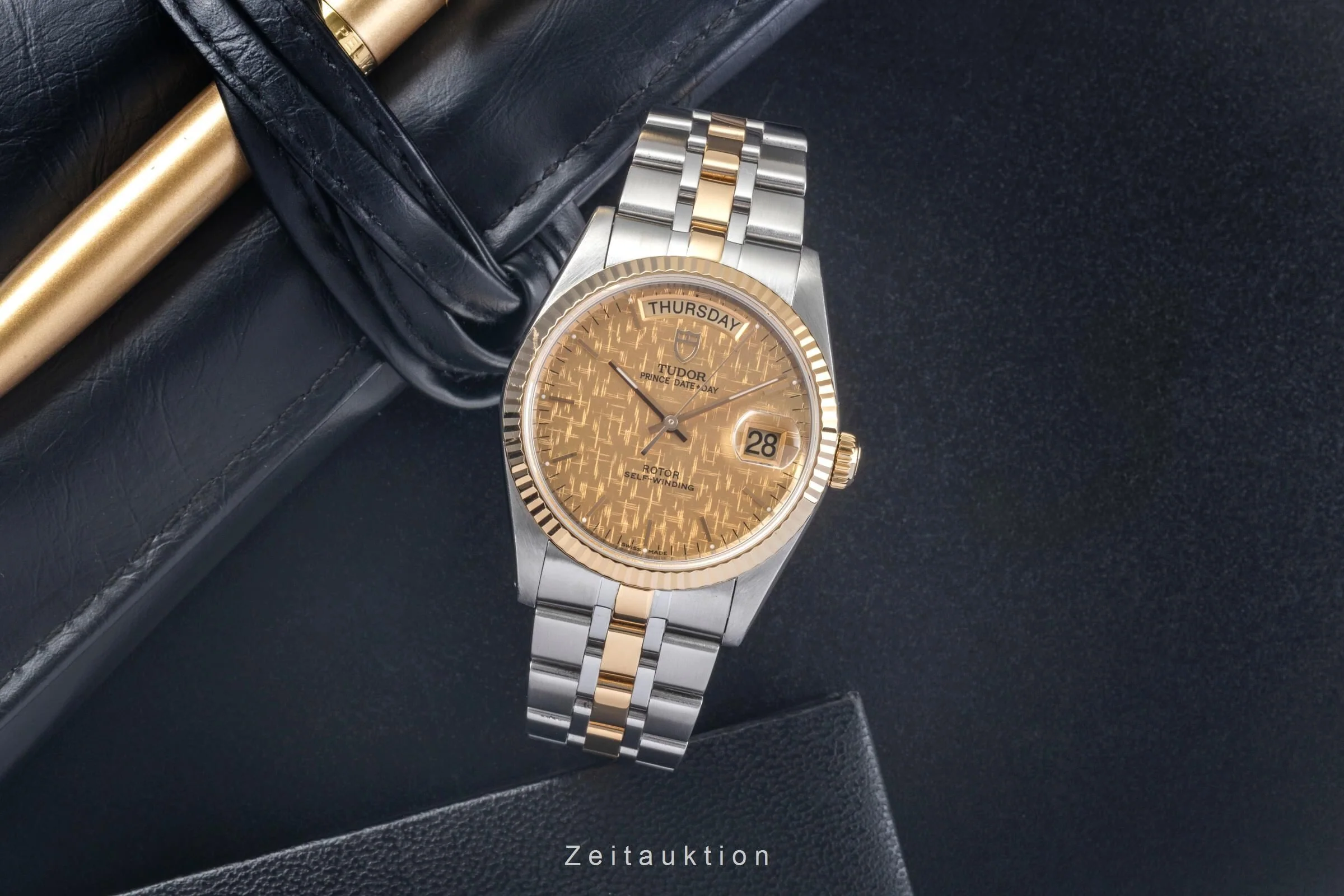 Tudor Date-Day steel / gold automatic men's watch 76213-0016 LP: 4090EUR  [2501330] - Image 4