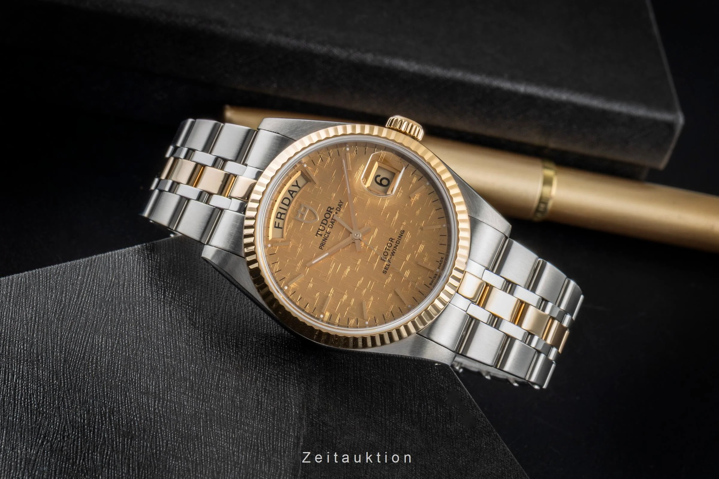 Tudor Date-Day steel / gold automatic men's watch 76213-0016  [2507156] - Image 3