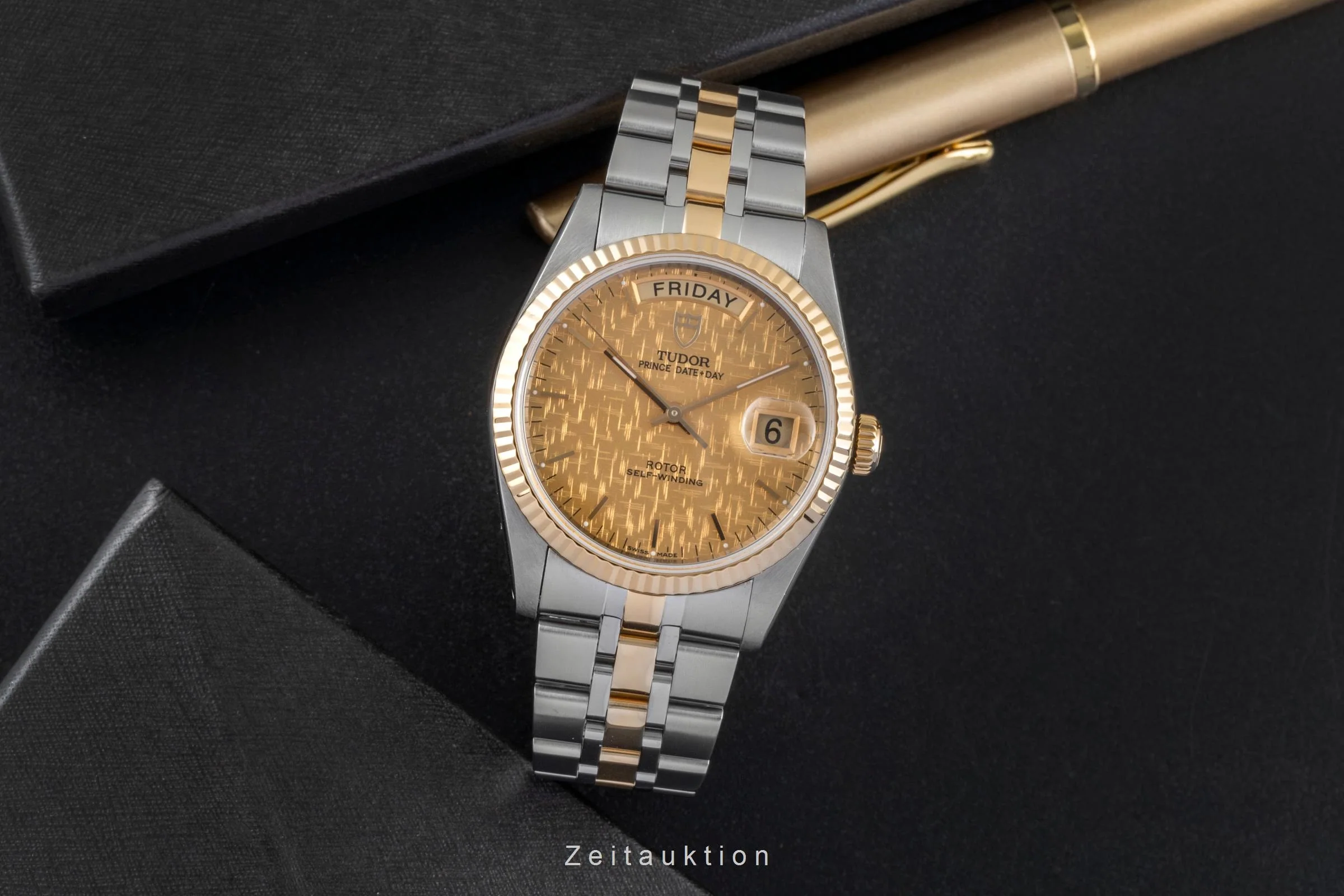 Tudor Date-Day steel / gold automatic men's watch 76213-0016  [2507156] - Image 4