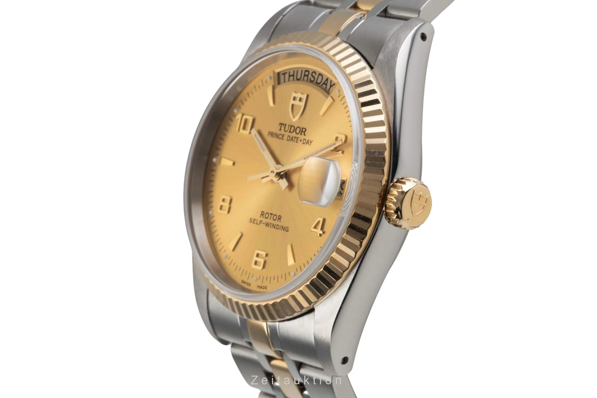 Tudor Date-Day steel / gold automatic men's watch 76213  [2404679] - Image 6
