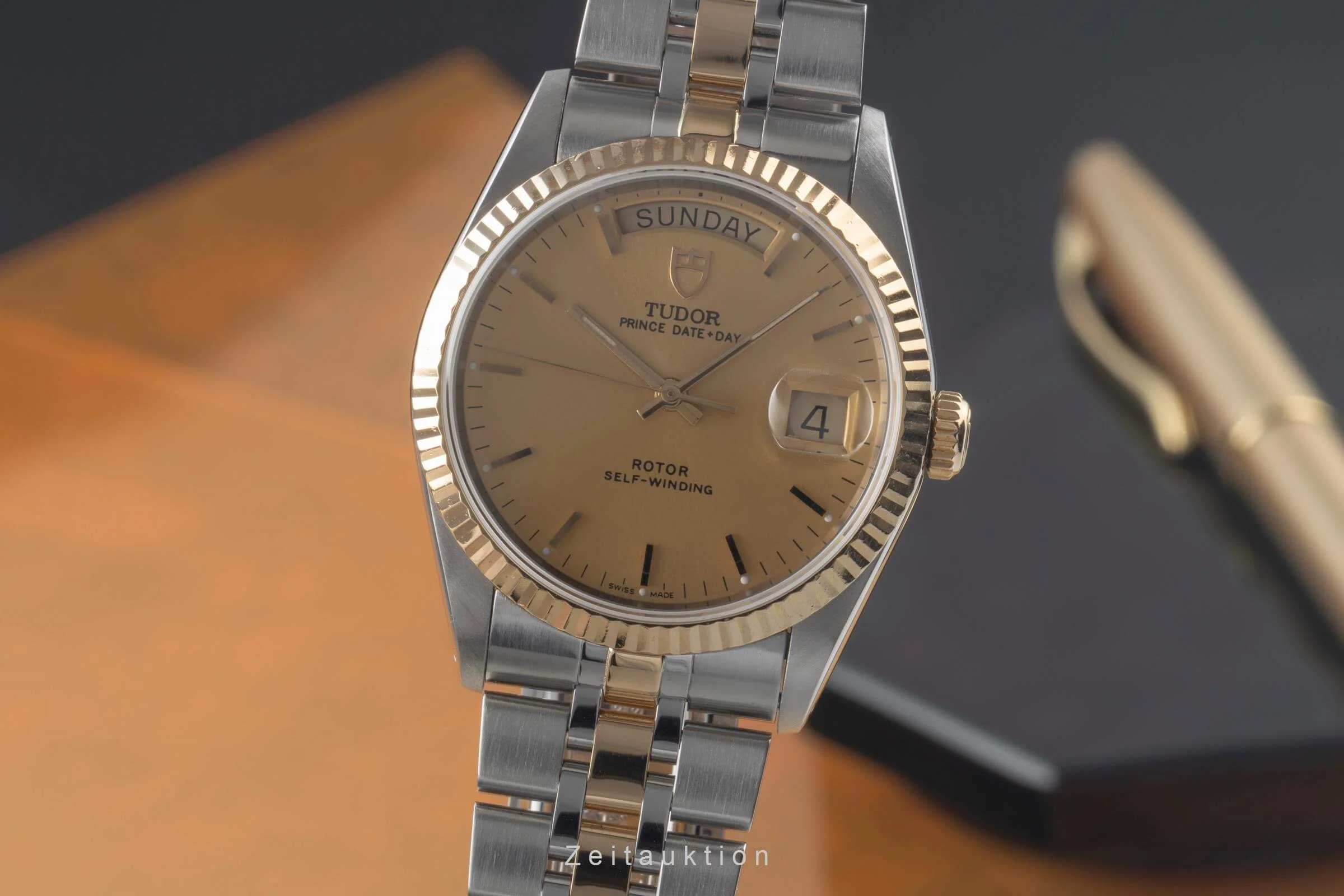 Tudor Date-Day steel / gold automatic men's watch 76213 LP: 4090EUR  [2501234] - Image 2
