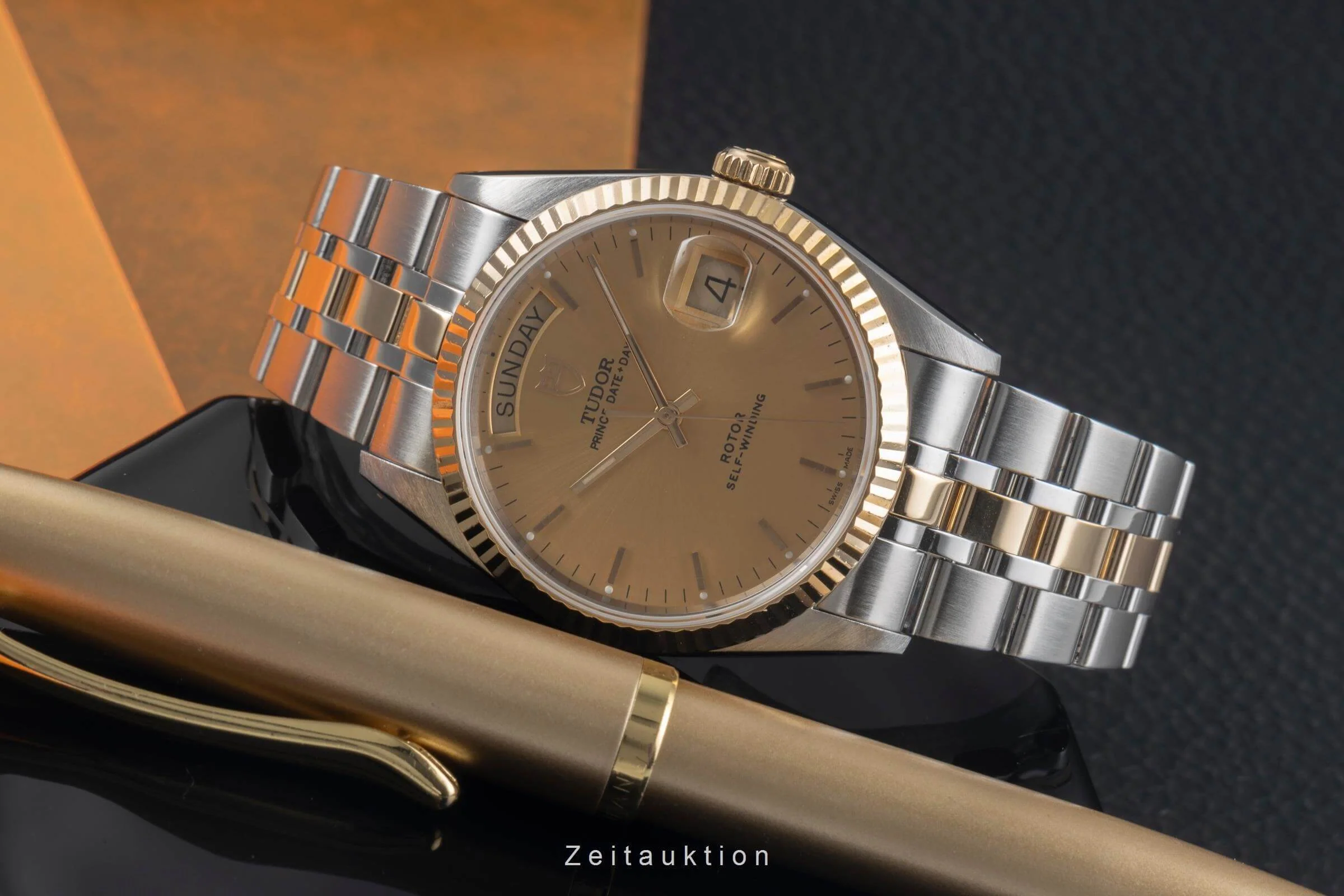 Tudor Date-Day steel / gold automatic men's watch 76213 LP: 4090EUR  [2501234] - Image 3