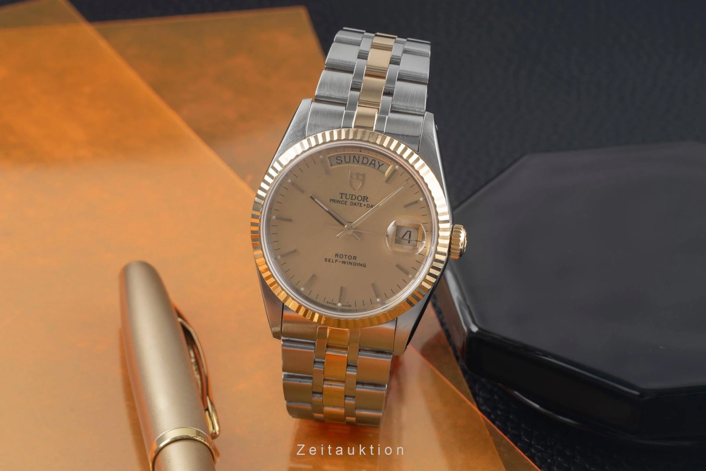 Tudor Date-Day steel / gold automatic men's watch 76213 LP: 4090EUR  [2501234] - Image 4