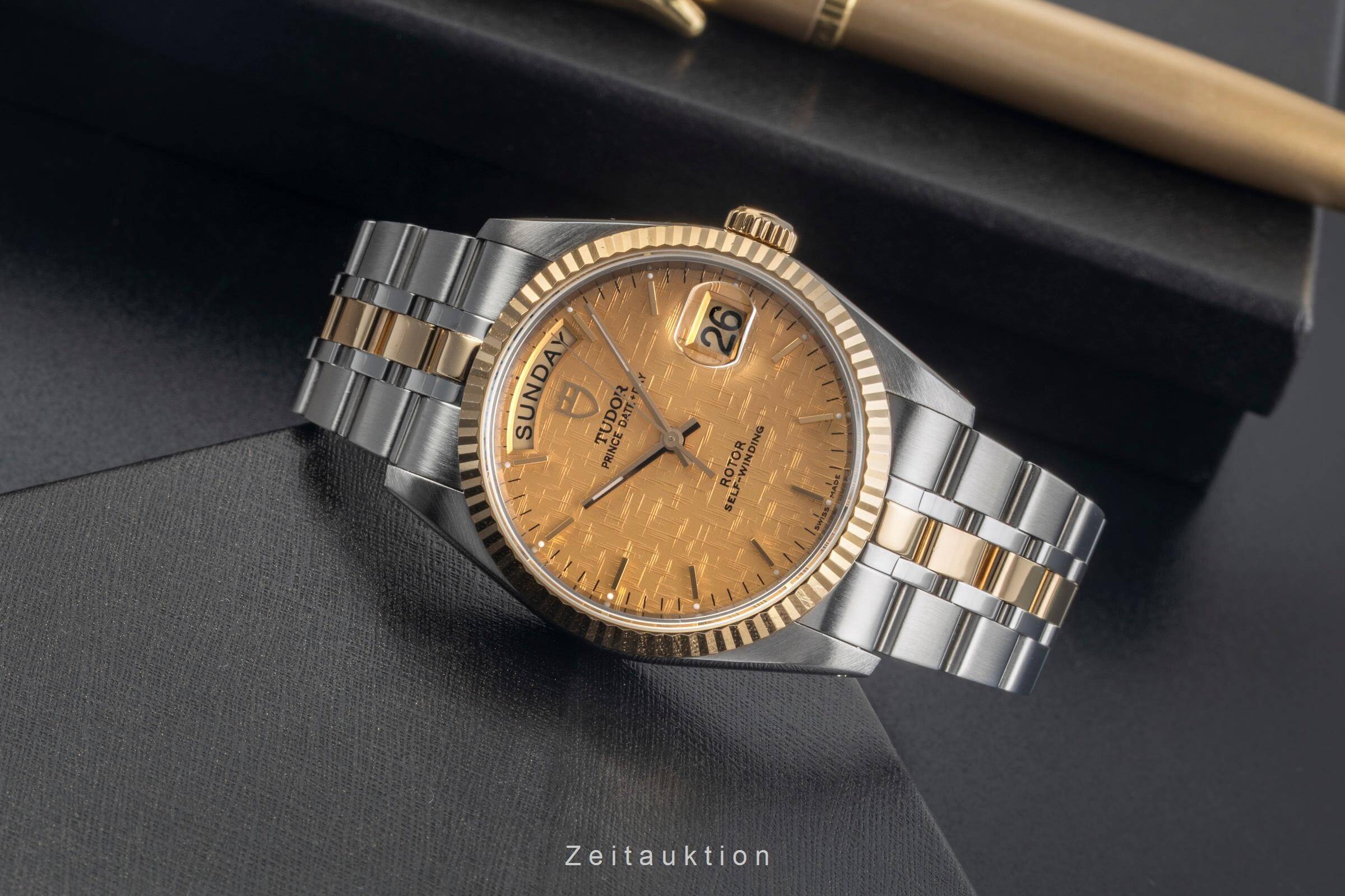 Tudor Date-Day steel / gold automatic men's watch 76213 LP: 4090EUR  [2501235] - Image 3