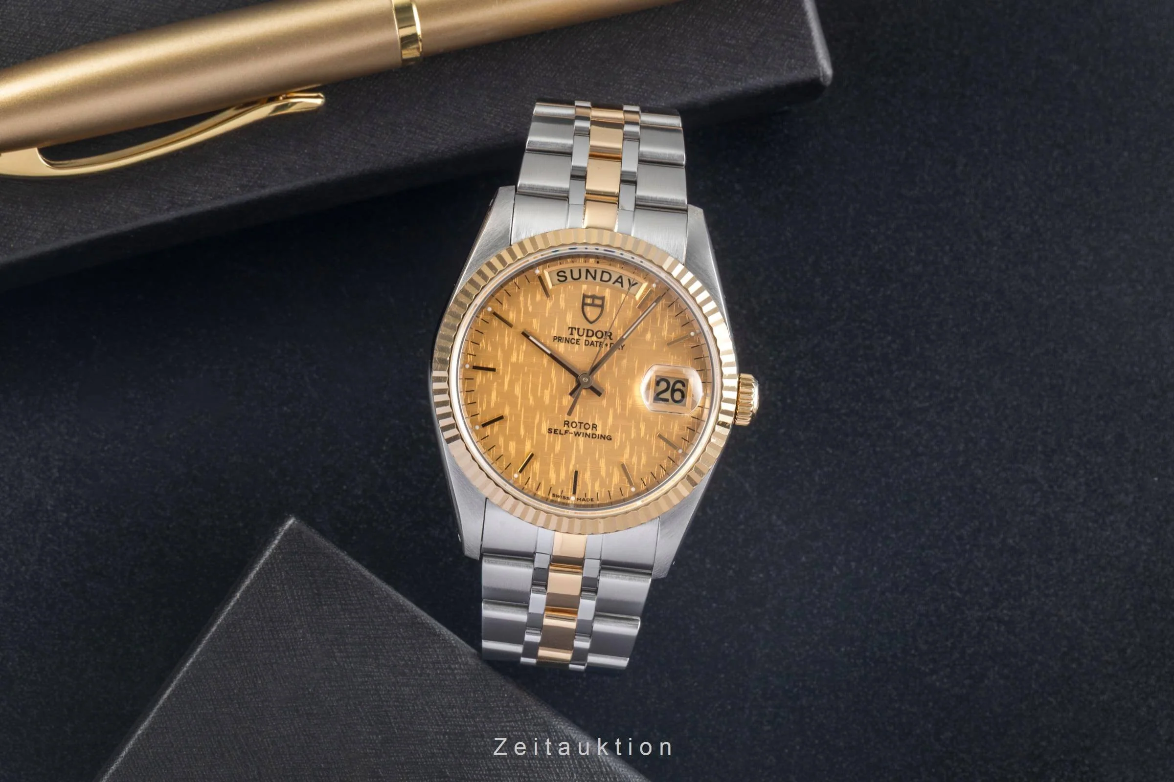 Tudor Date-Day steel / gold automatic men's watch 76213 LP: 4090EUR  [2501235] - Image 4