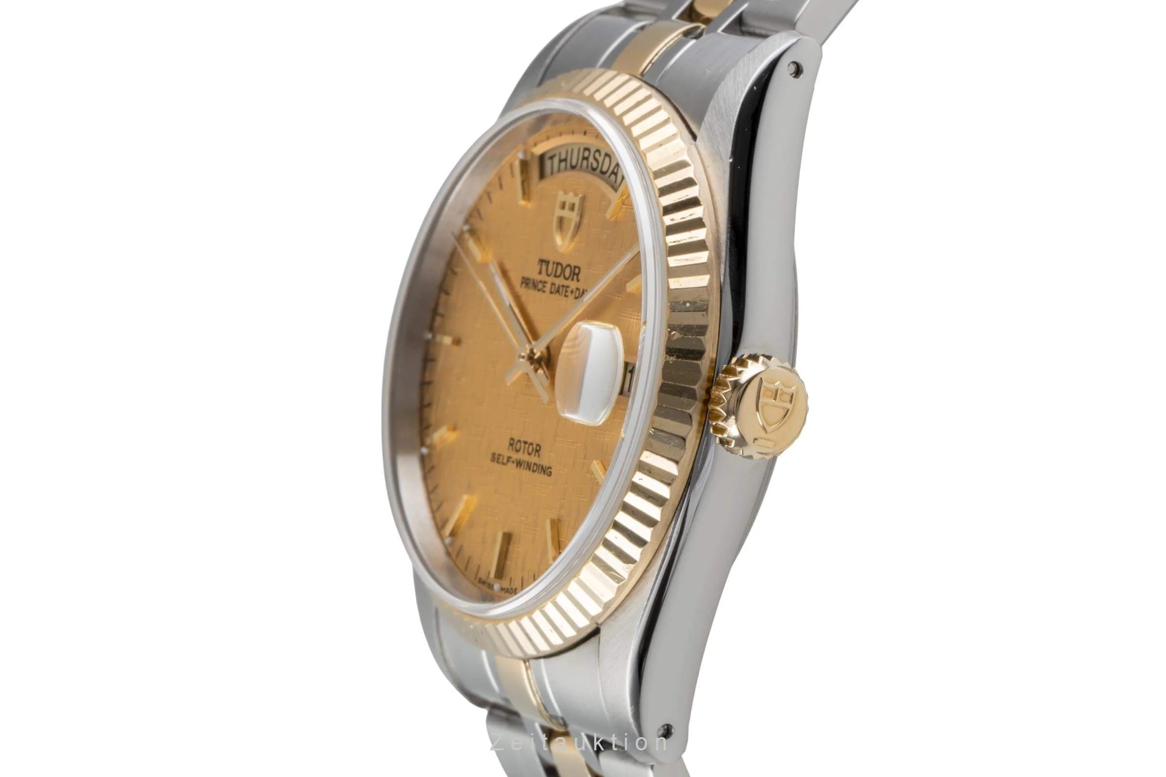 Tudor Date-Day steel / gold automatic men's watch 76213  [2501329] - Image 7