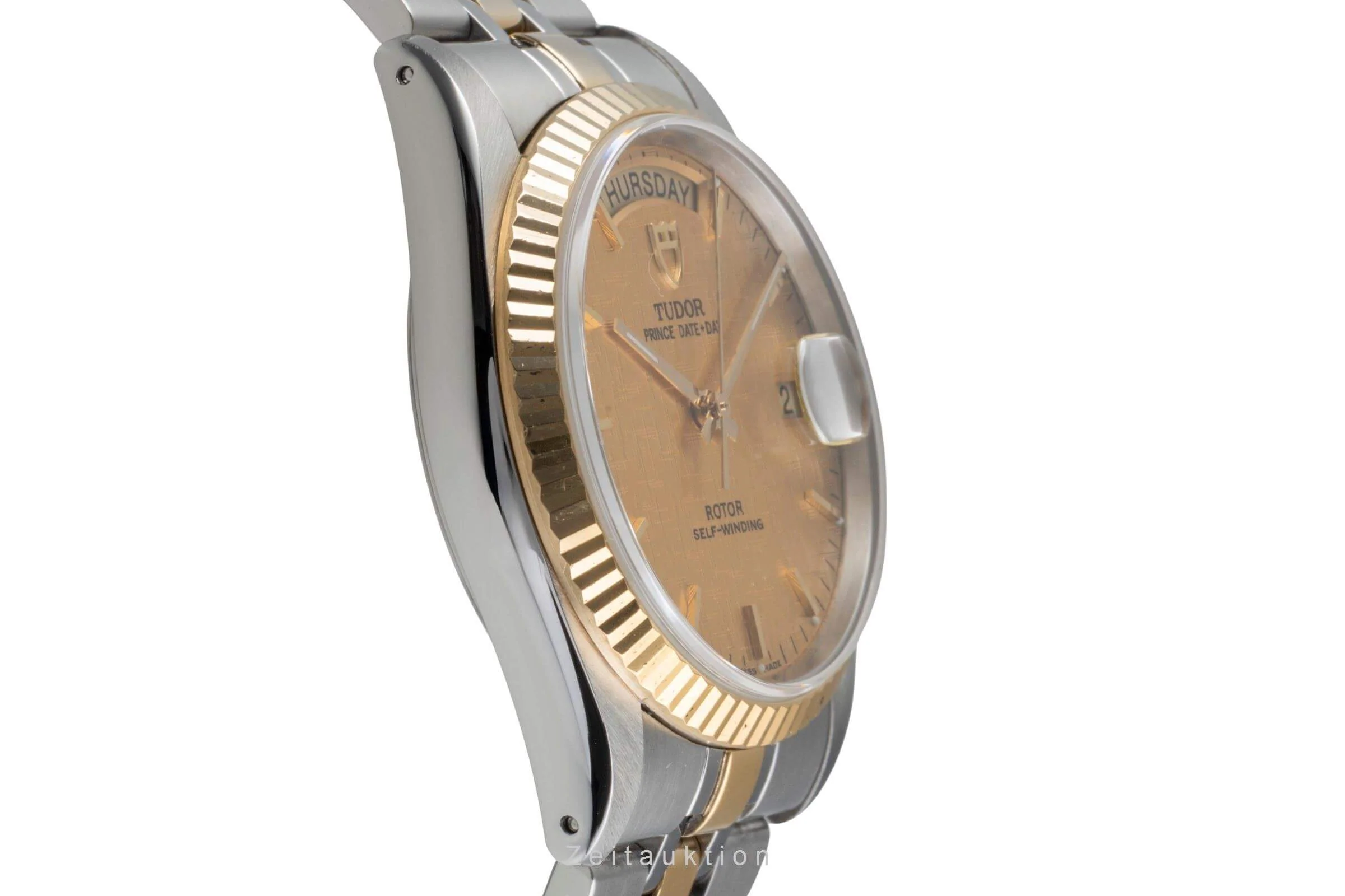 Tudor Date-Day steel / gold automatic men's watch 76213  [2501329] - Image 8