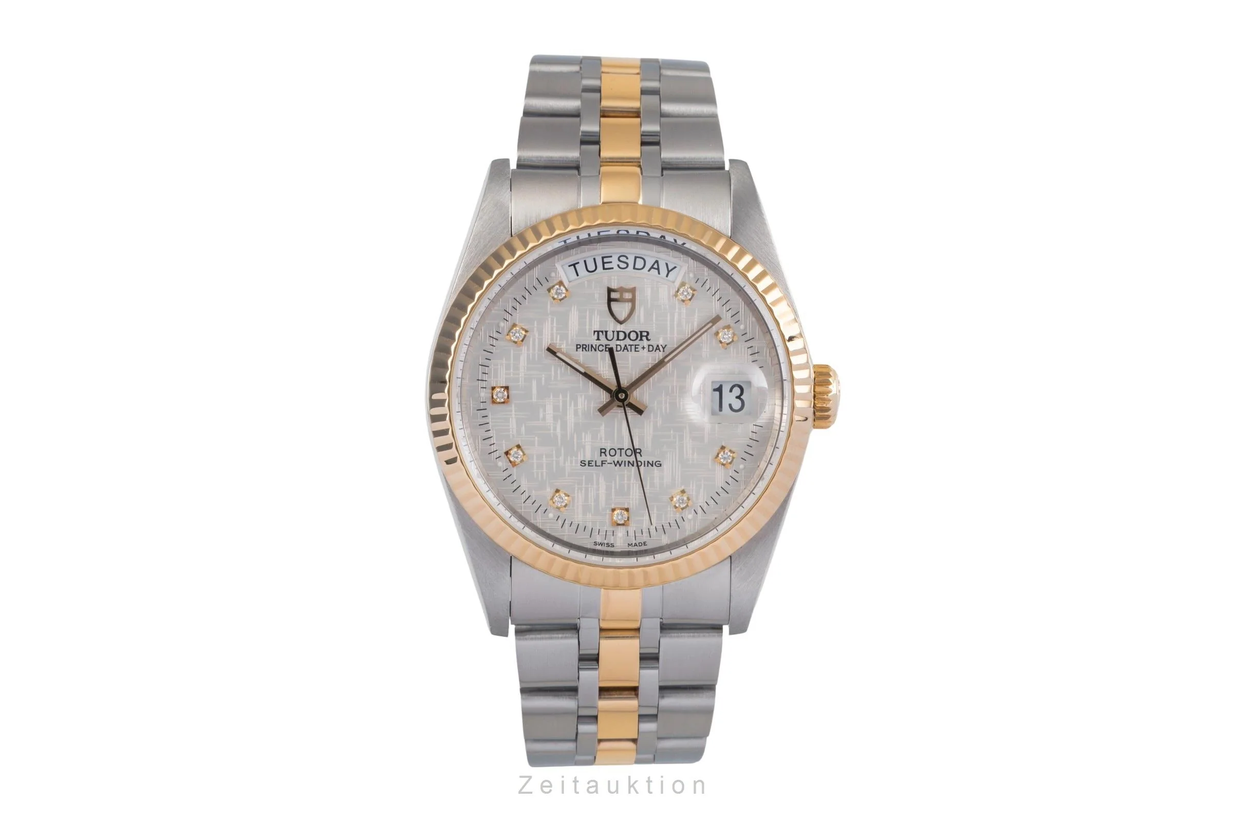 Tudor Date-Day steel / gold automatic men's watch 76213  [2503179] - Image 5