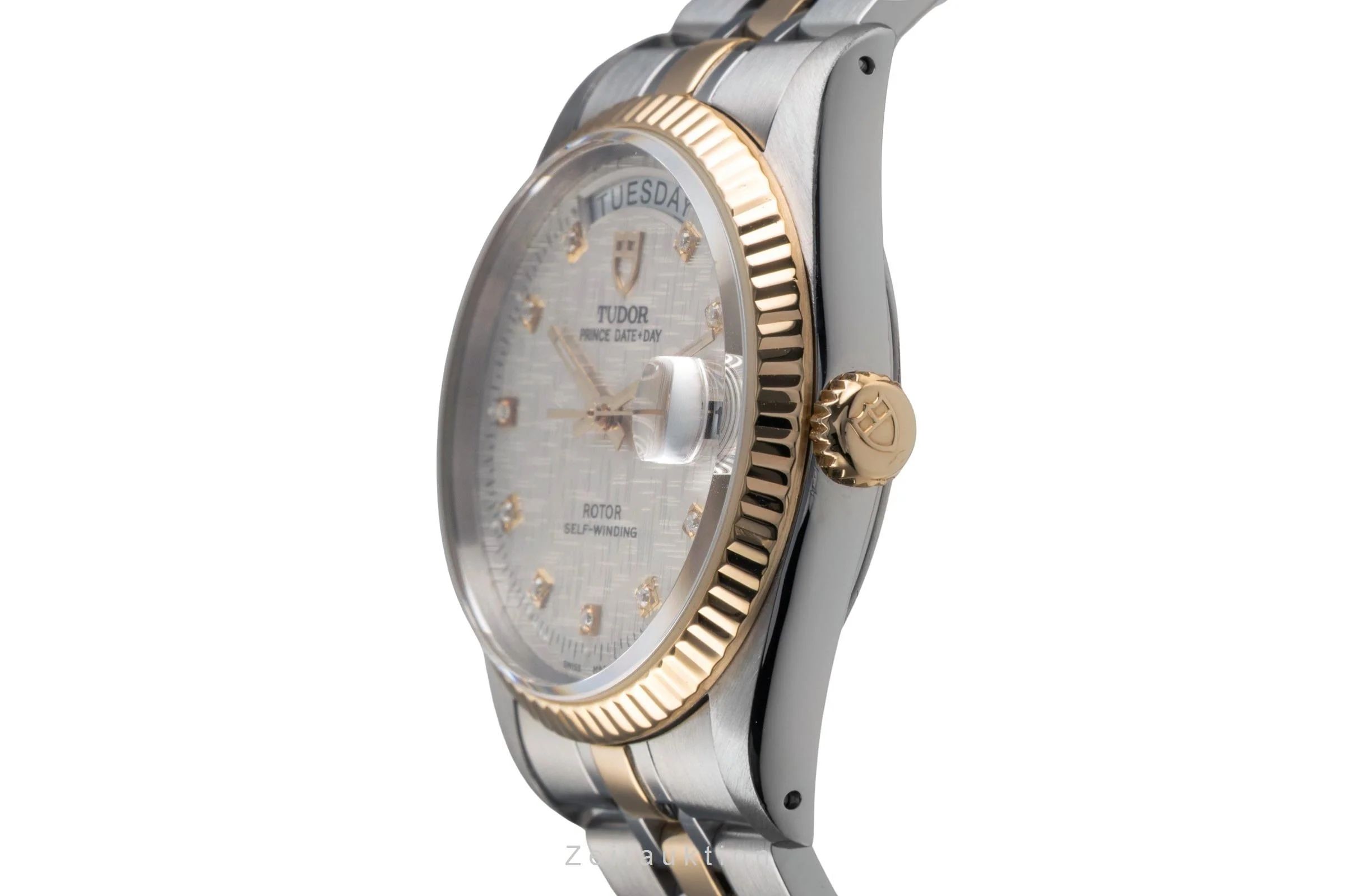 Tudor Date-Day steel / gold automatic men's watch 76213  [2503179] - Image 7