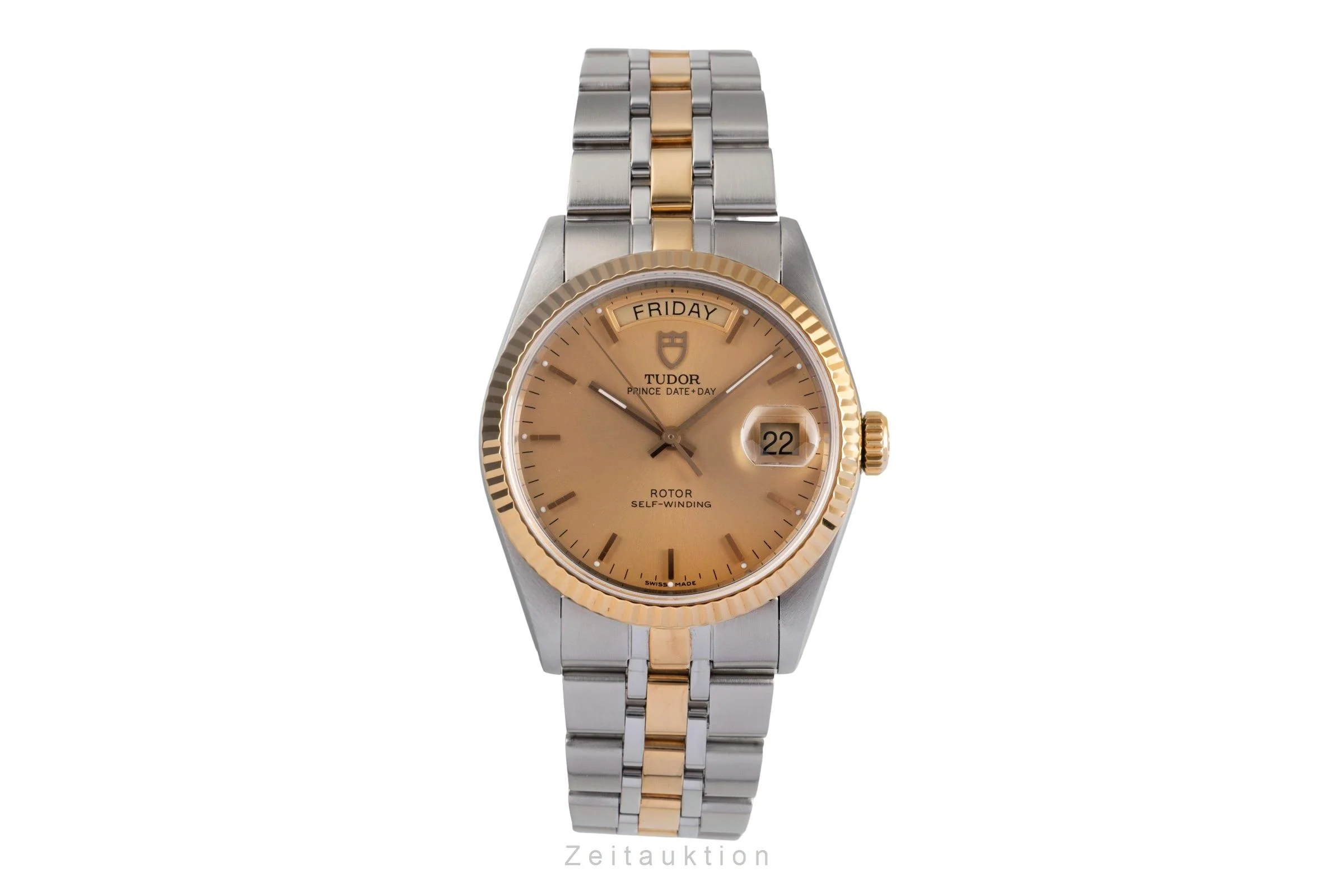 Tudor Date-Day steel / gold automatic men's watch 76213  [2503251] - Image 5