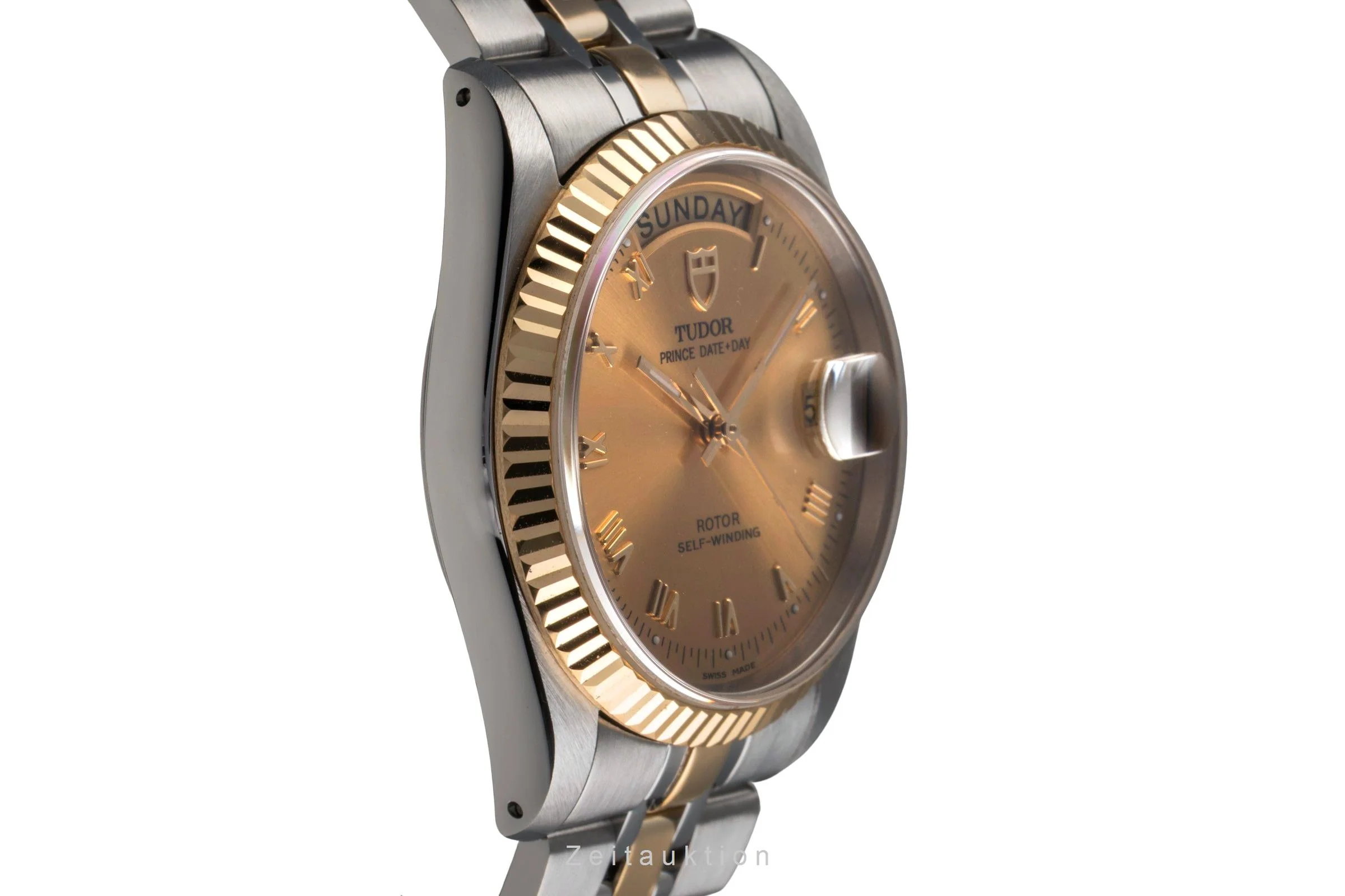 Tudor Date-Day steel / gold automatic men's watch 76213  [2503821] - Image 8