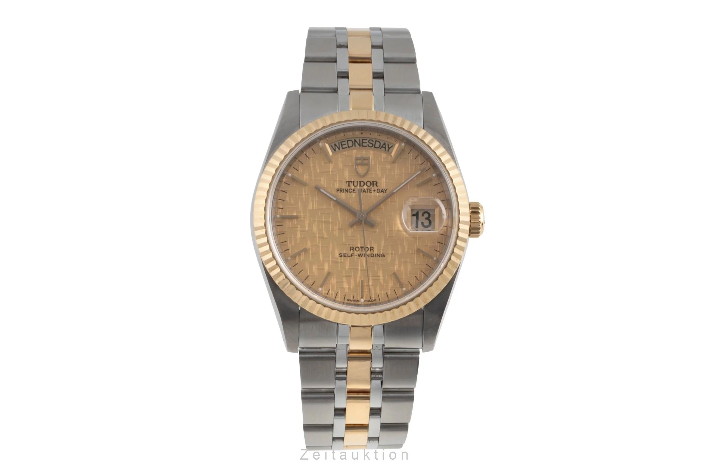 Tudor Date-Day steel / gold automatic men's watch 76213  [2503822] - Image 5
