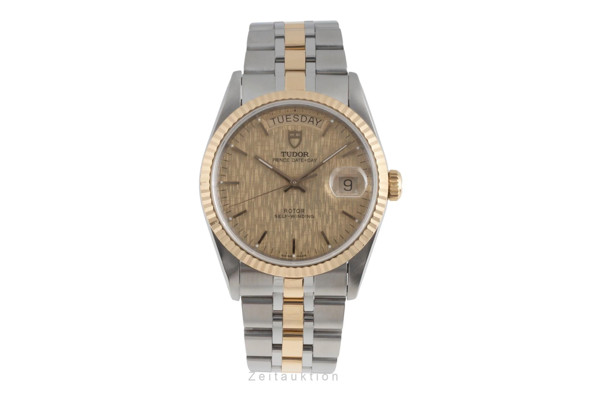 Tudor Date-Day steel / gold automatic men's watch 76213  [2503856] - Image 5