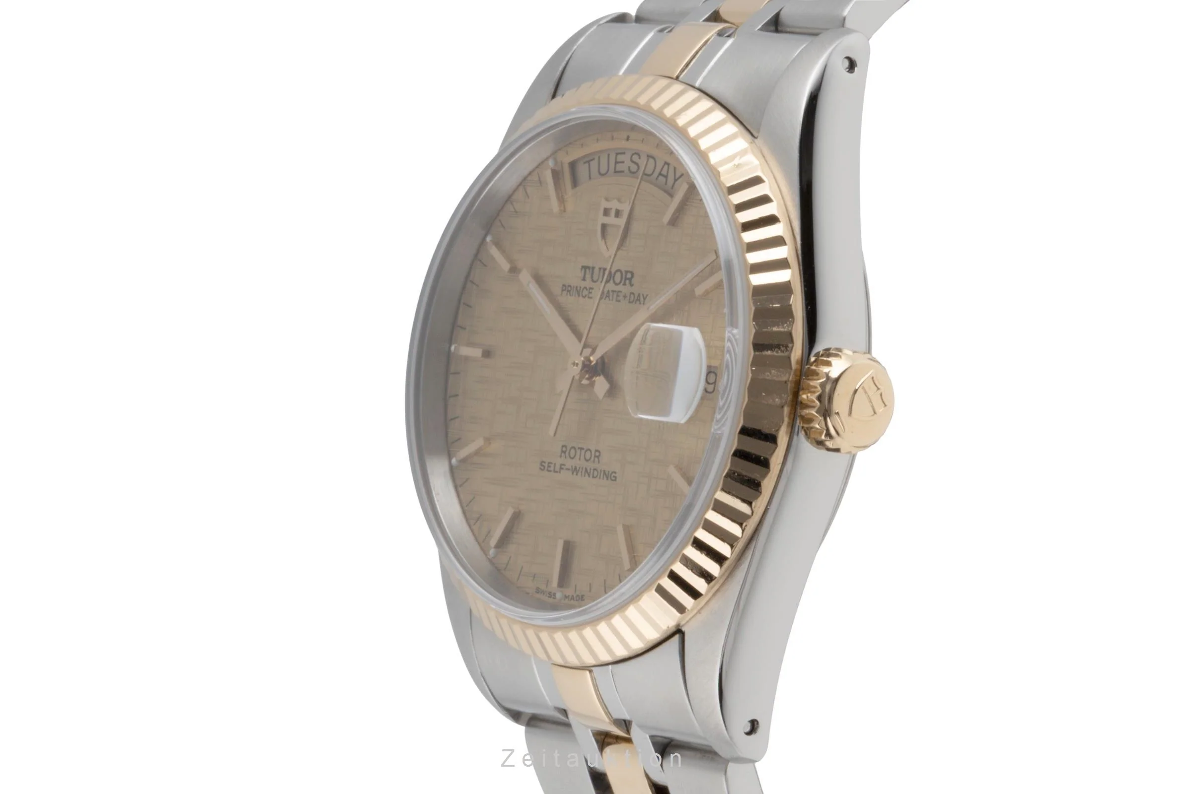 Tudor Date-Day steel / gold automatic men's watch 76213  [2503856] - Image 7