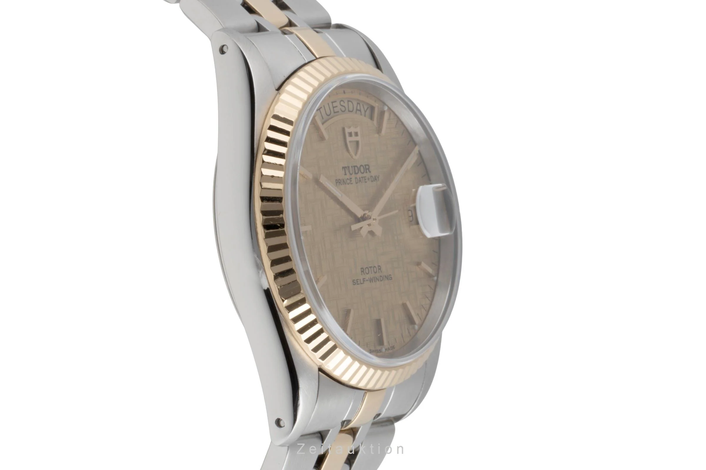 Tudor Date-Day steel / gold automatic men's watch 76213  [2503856] - Image 8