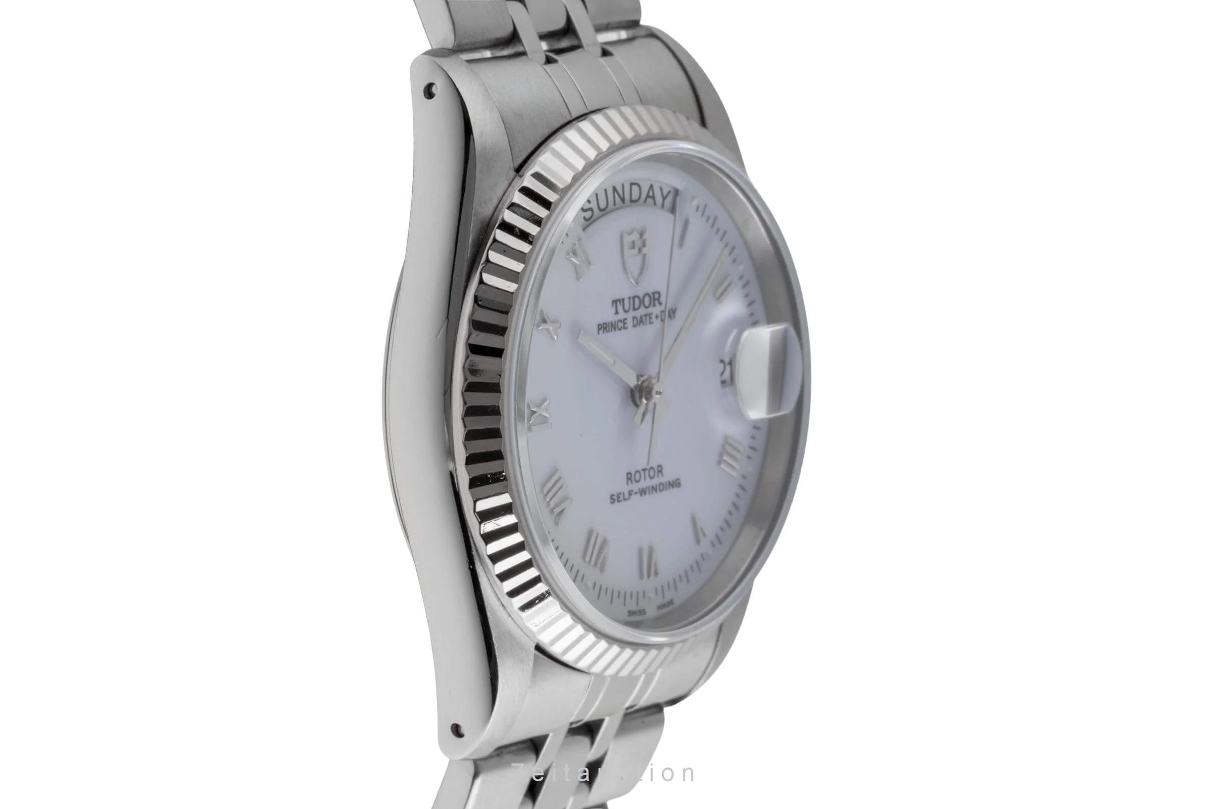 Tudor Date-Day steel / white gold automatic men's watch 76214  [2502396] - Image 8