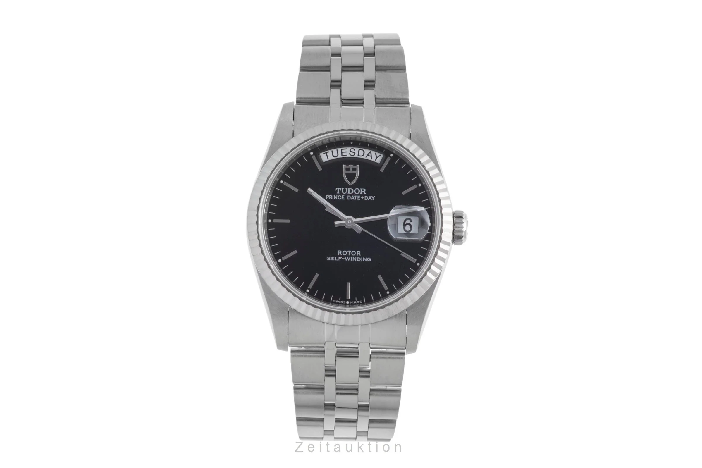 Tudor Date-Day steel / white gold automatic men's watch 76214  [2502397] - Image 5
