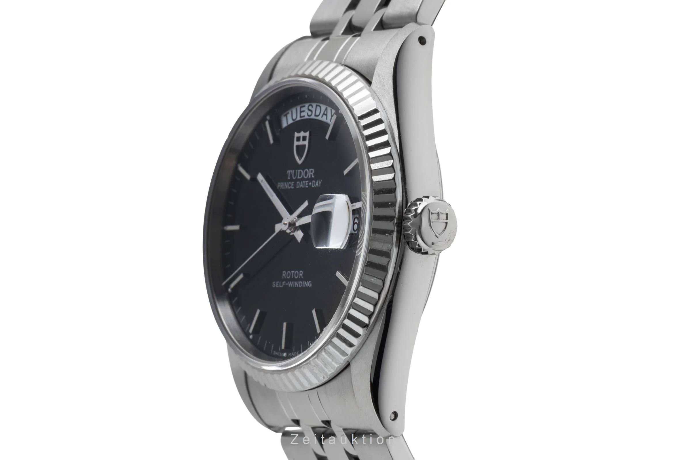 Tudor Date-Day steel / white gold automatic men's watch 76214  [2502397] - Image 7