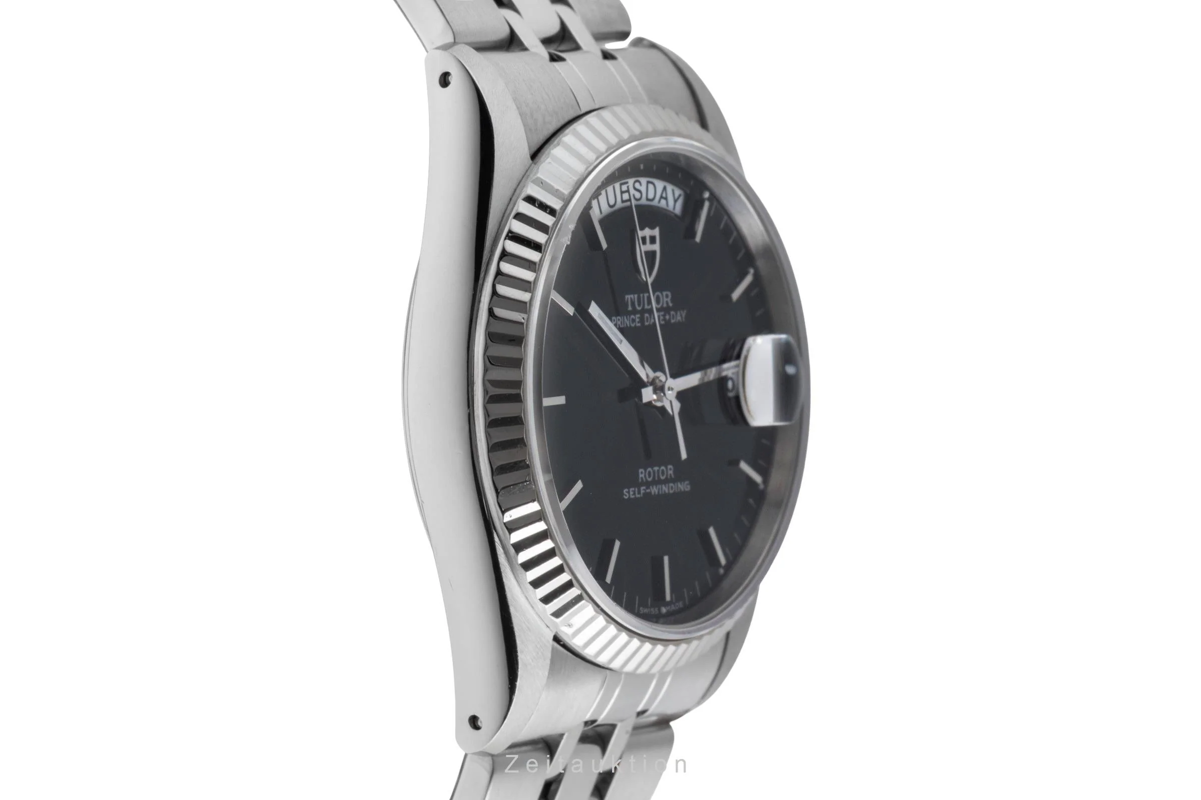 Tudor Date-Day steel / white gold automatic men's watch 76214  [2502397] - Image 8