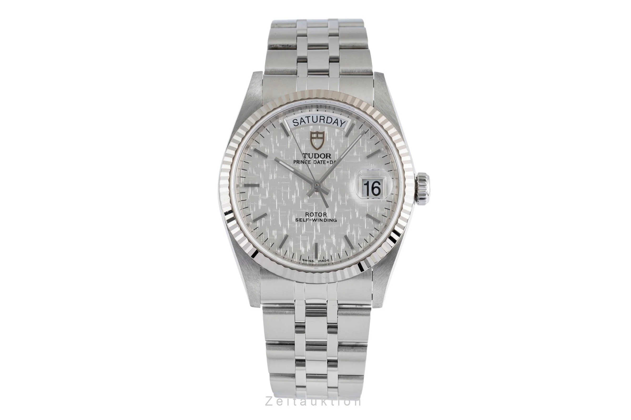 Tudor Date-Day steel / white gold automatic men's watch 76214  [2502398] - Image 5