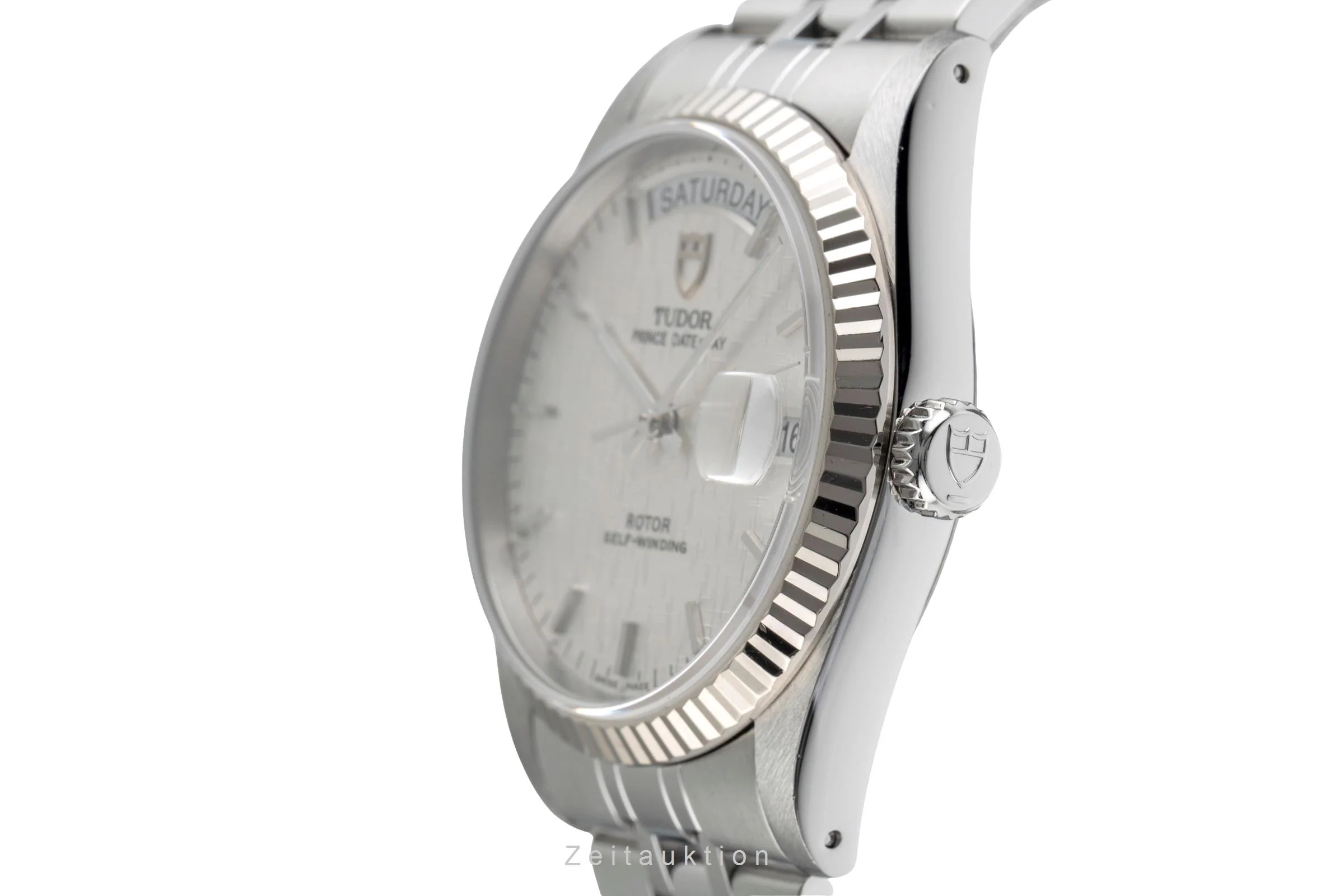 Tudor Date-Day steel / white gold automatic men's watch 76214  [2502398] - Image 7